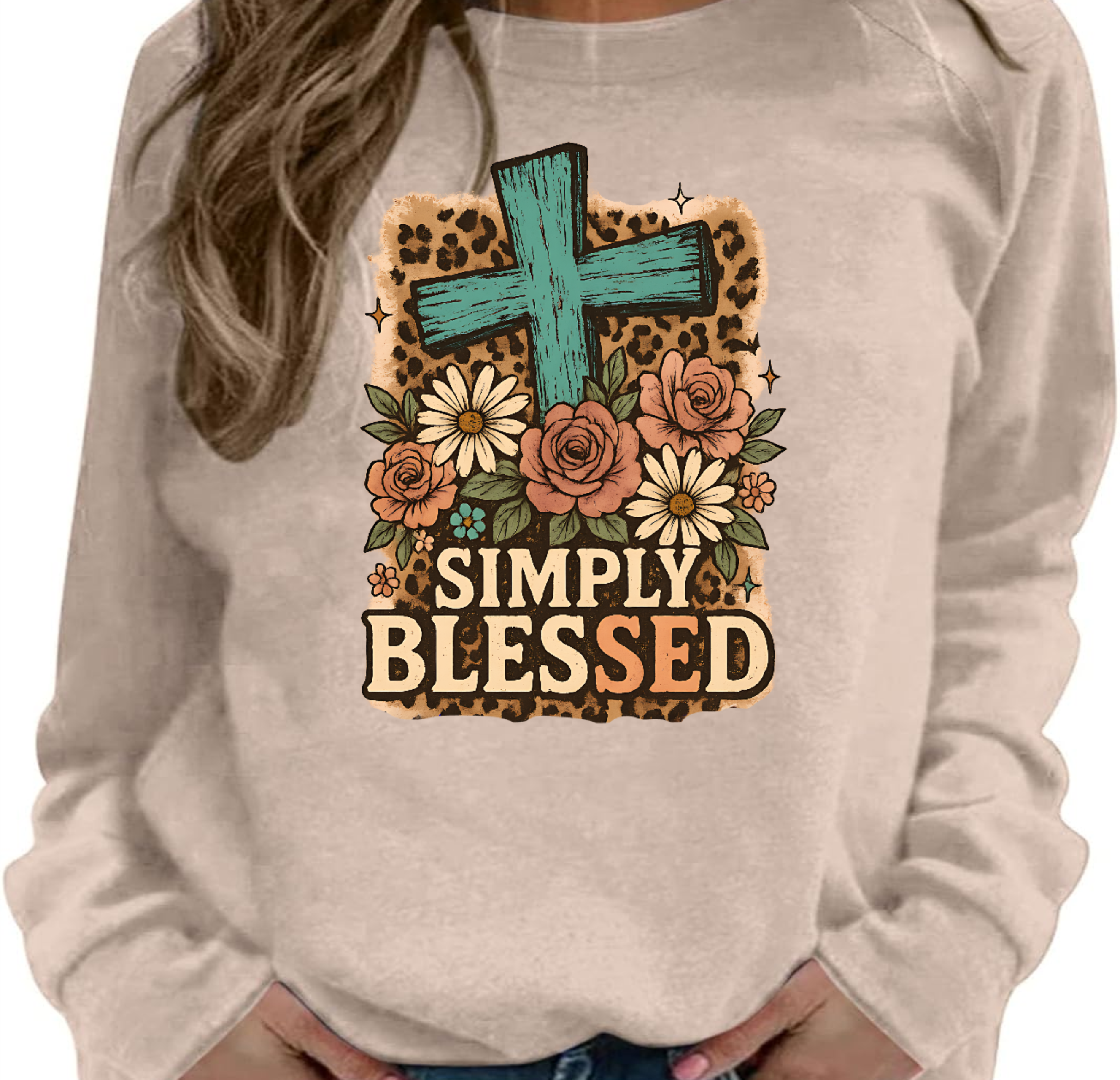 Simply Blessed - DTF Transfer