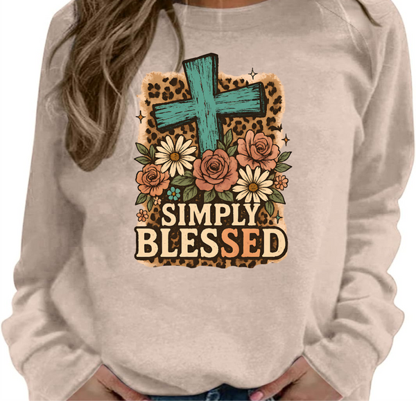 Simply Blessed - DTF Transfer