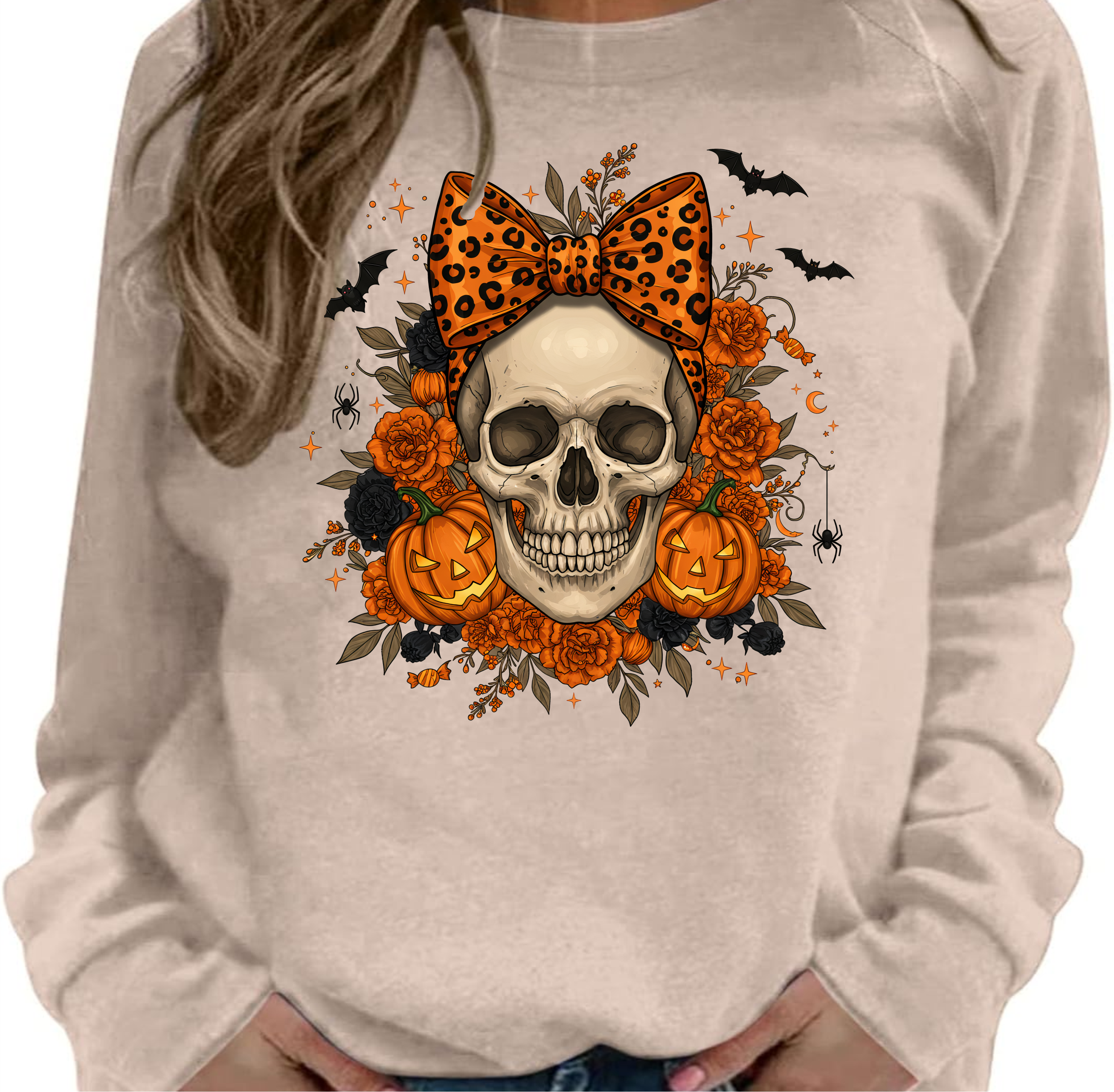 Halloween Skull - DTF Transfer