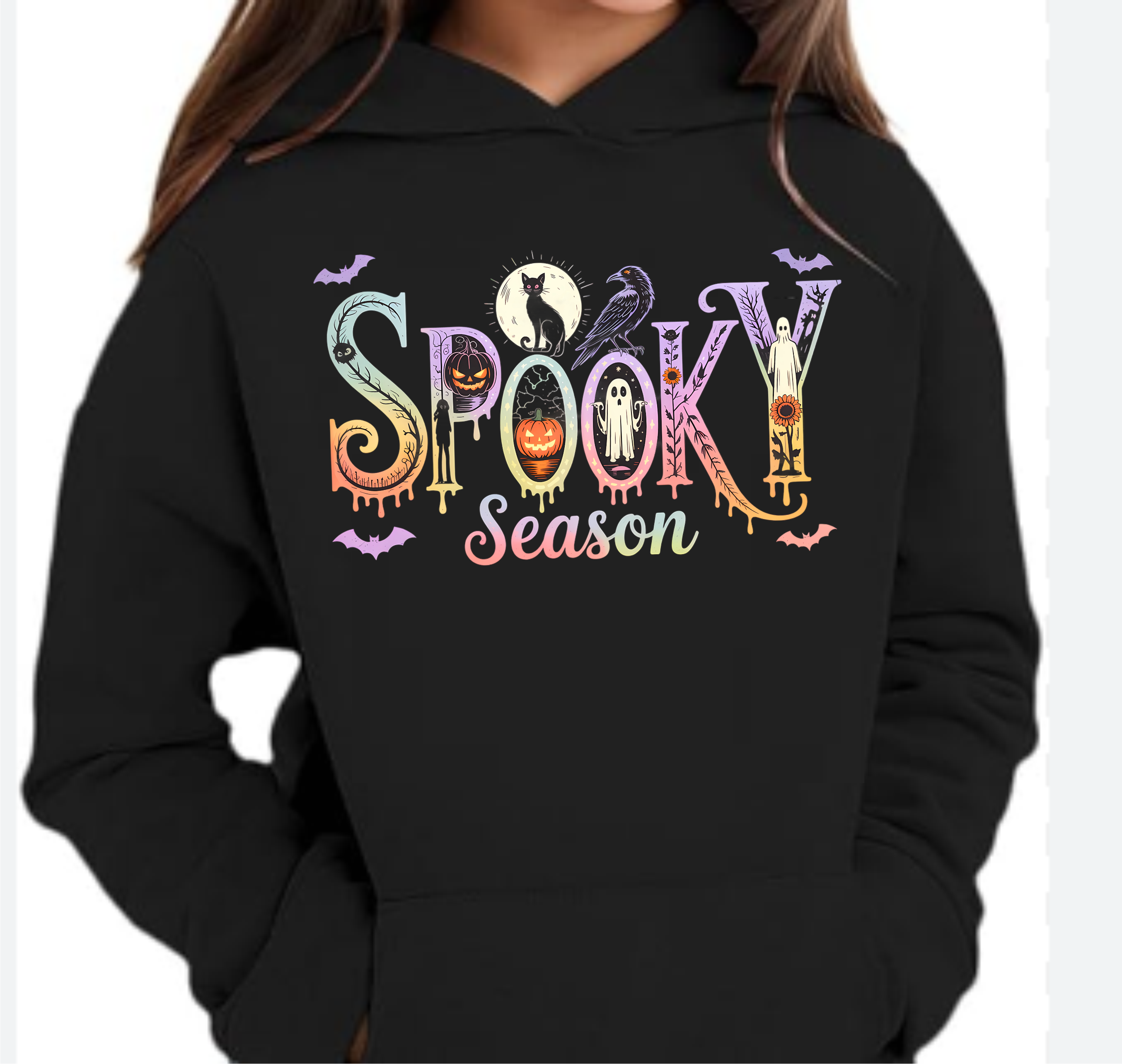 Spooky Vibes Iridescent Effect - DTF Transfer