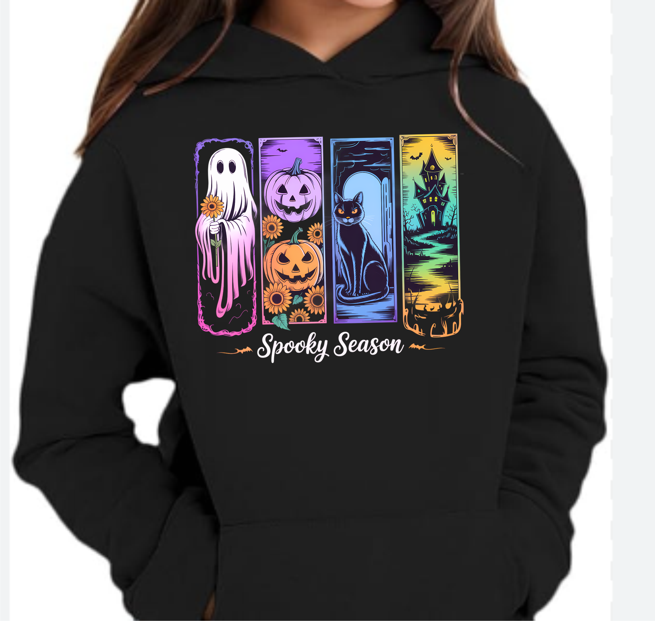 Spooky Vibes Iridescent Effect - DTF Transfer