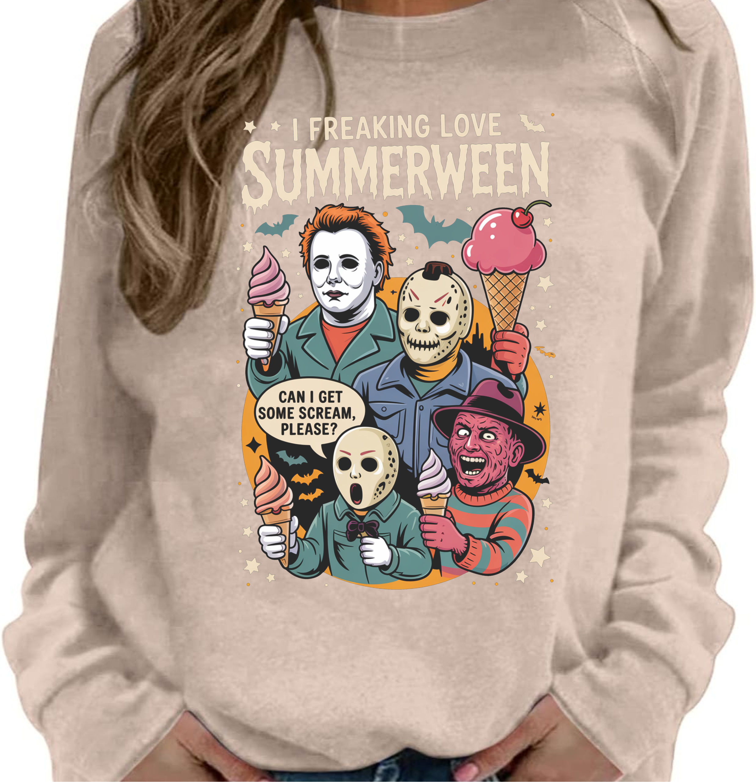 I Freaking Love Summerween - Sublimation Transfer