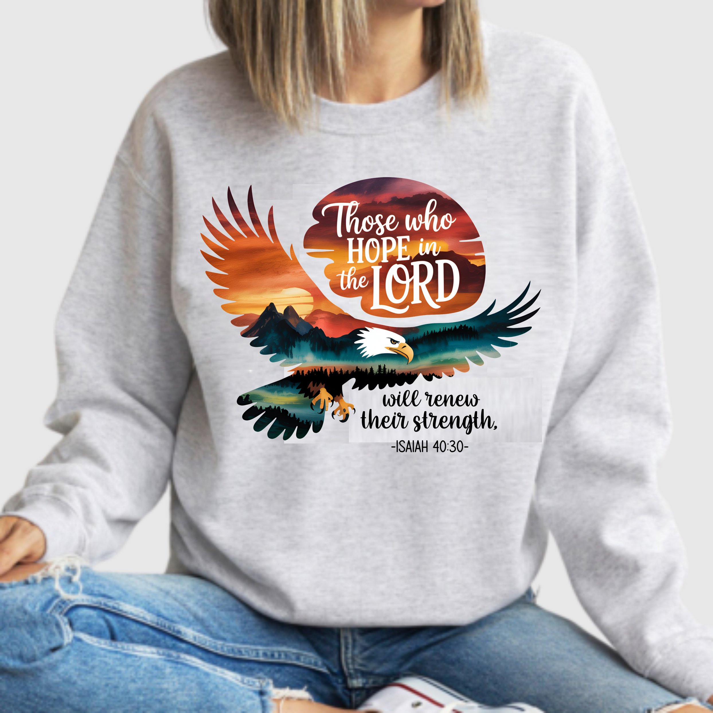 Those Who Hope In The Lord Will Renew Their Strength - DTF Transfer