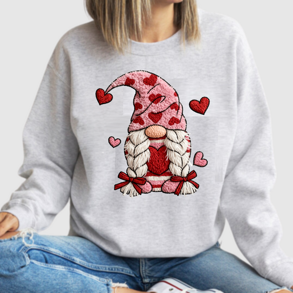 Valentine's Gnome - DTF Transfer