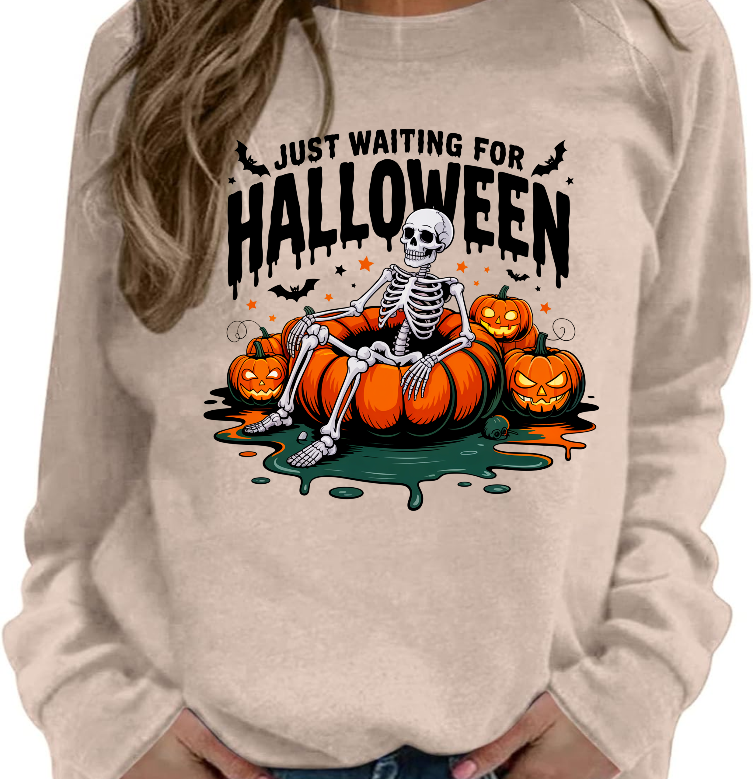 Just Waiting For Halloween - DTF Transfer