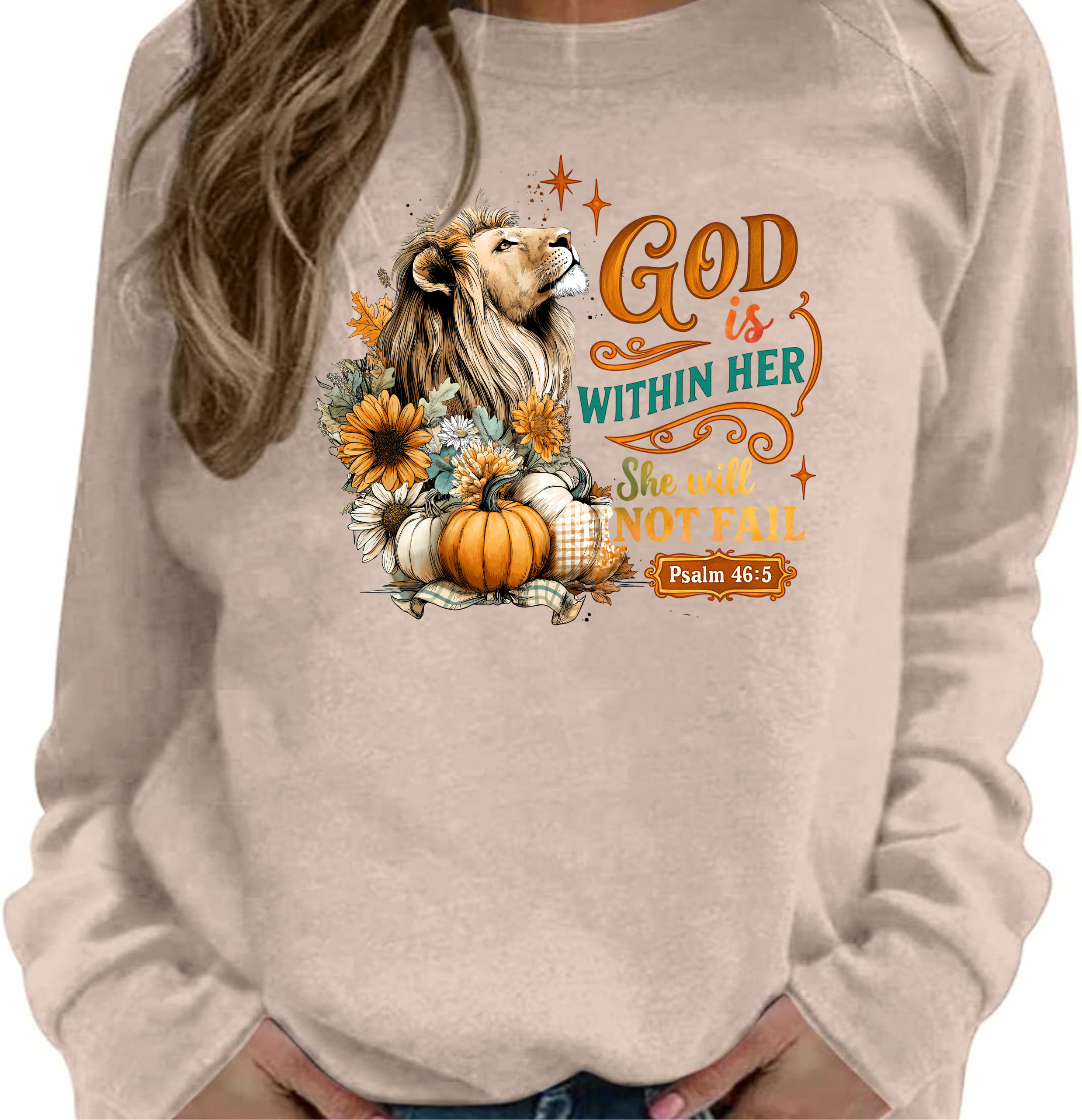 God Is Within Her, She Will Not Fail - DTF Transfer