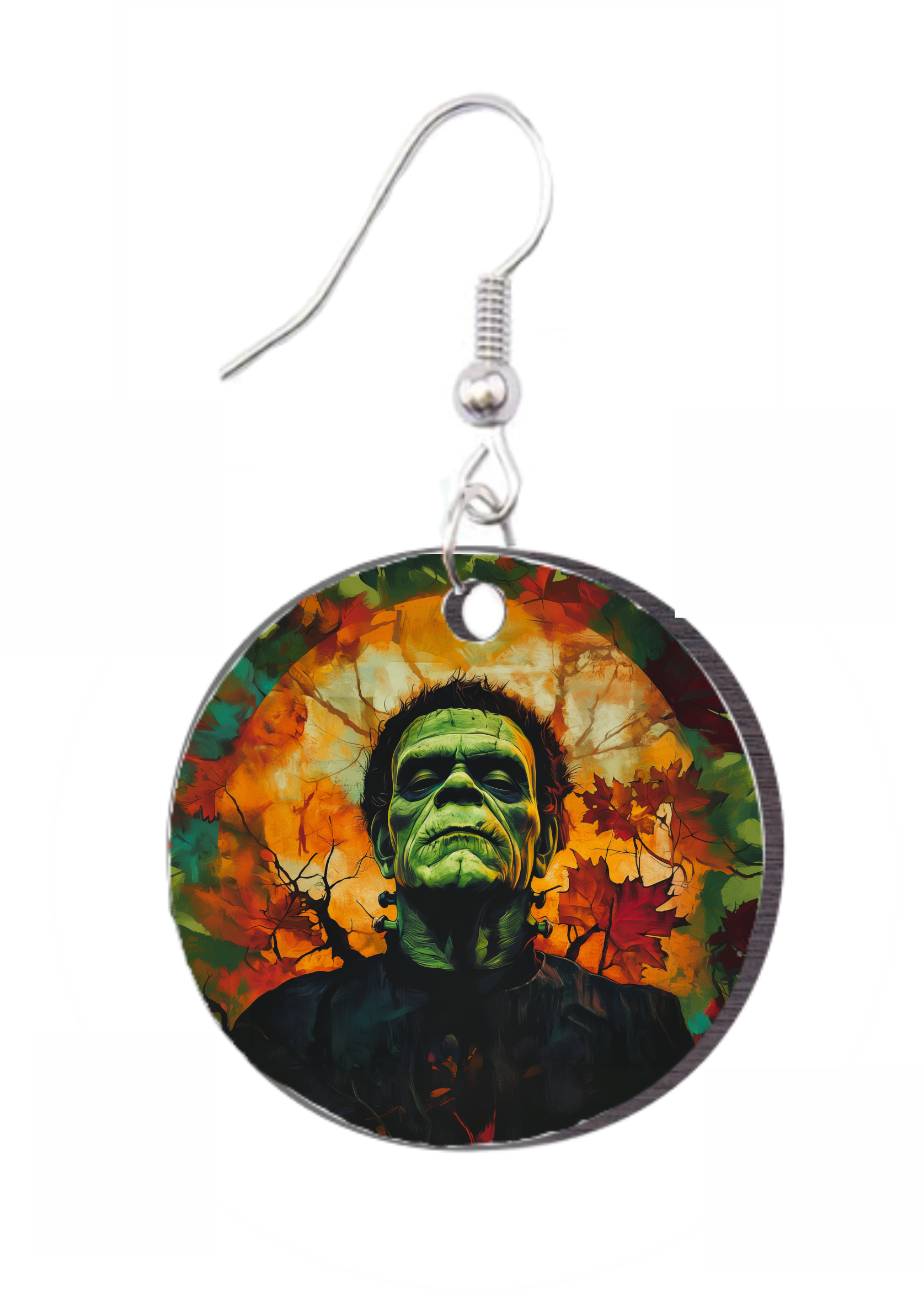 Monster - Round Earring Design