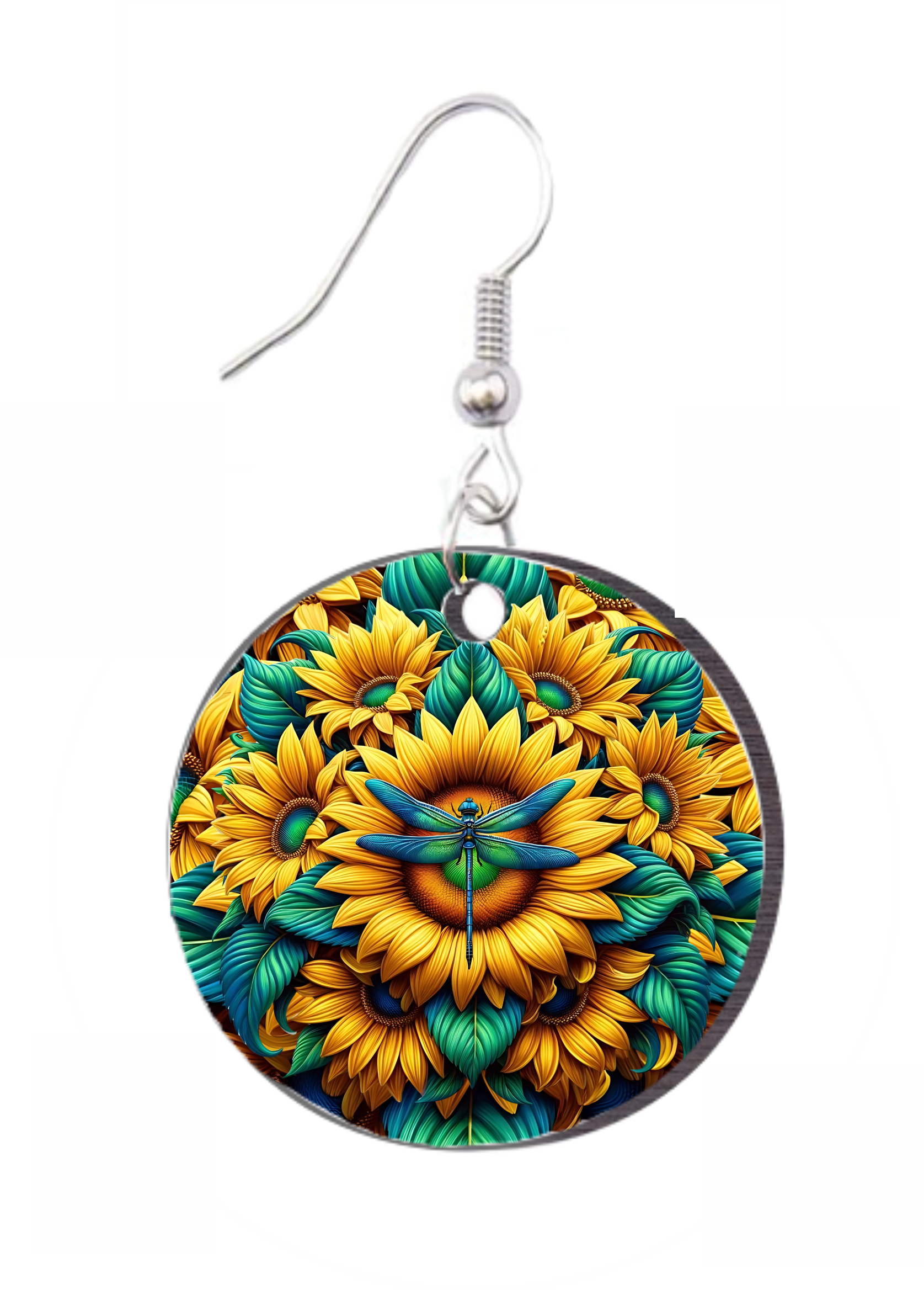 Dragonfly - Round Earring Design