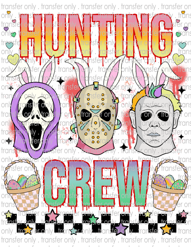 Easter Vibes Horror Peeps - Waterslide, Sublimation Transfers