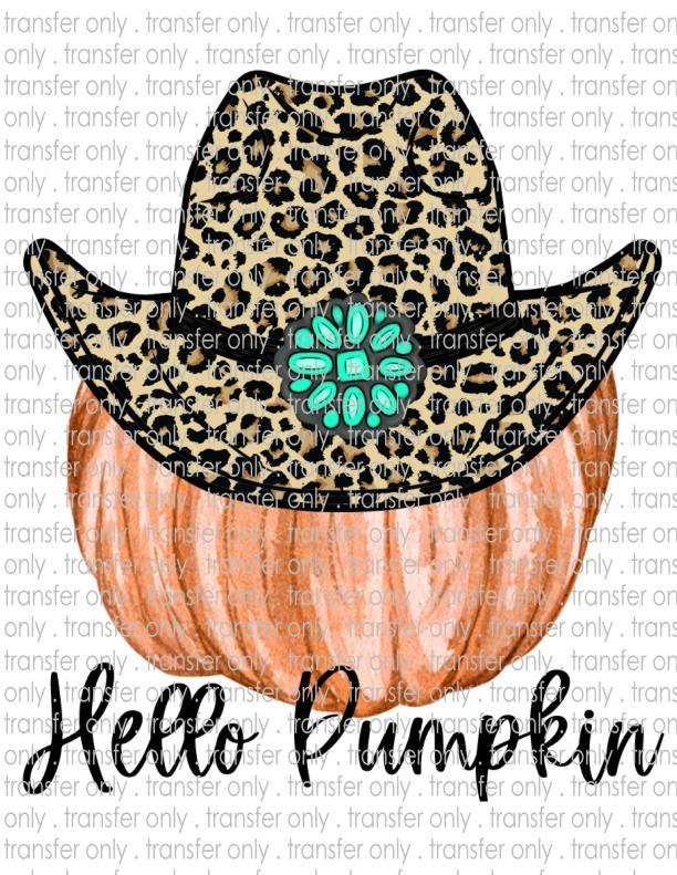 Hello Pumpkin - Waterslide, Sublimation Transfers