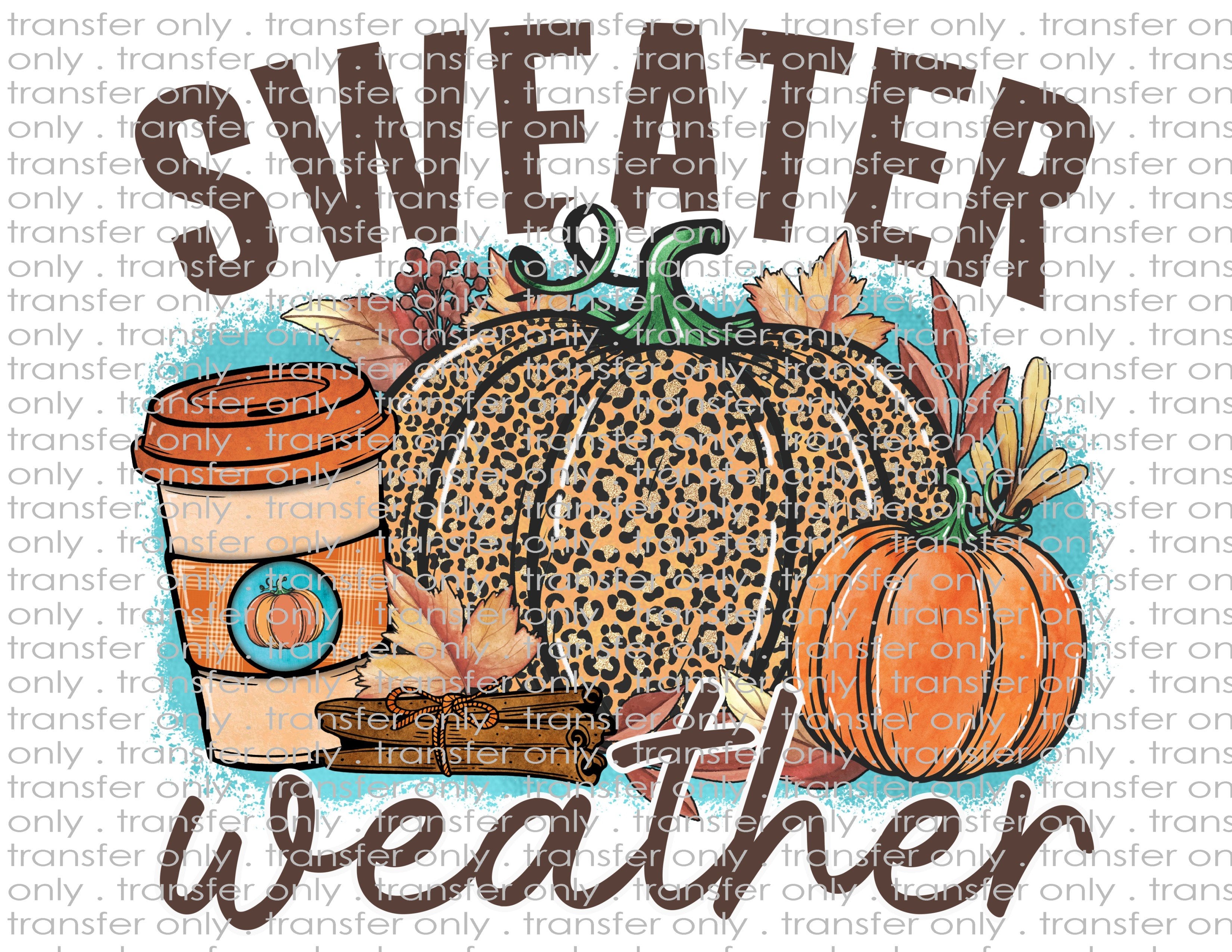 Sweater Weather - Waterslide, Sublimation Transfers