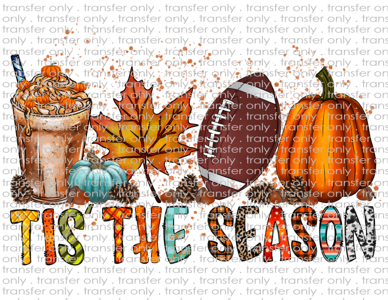 Tis the Season - Fall Coffees - Waterslide, Sublimation Transfers