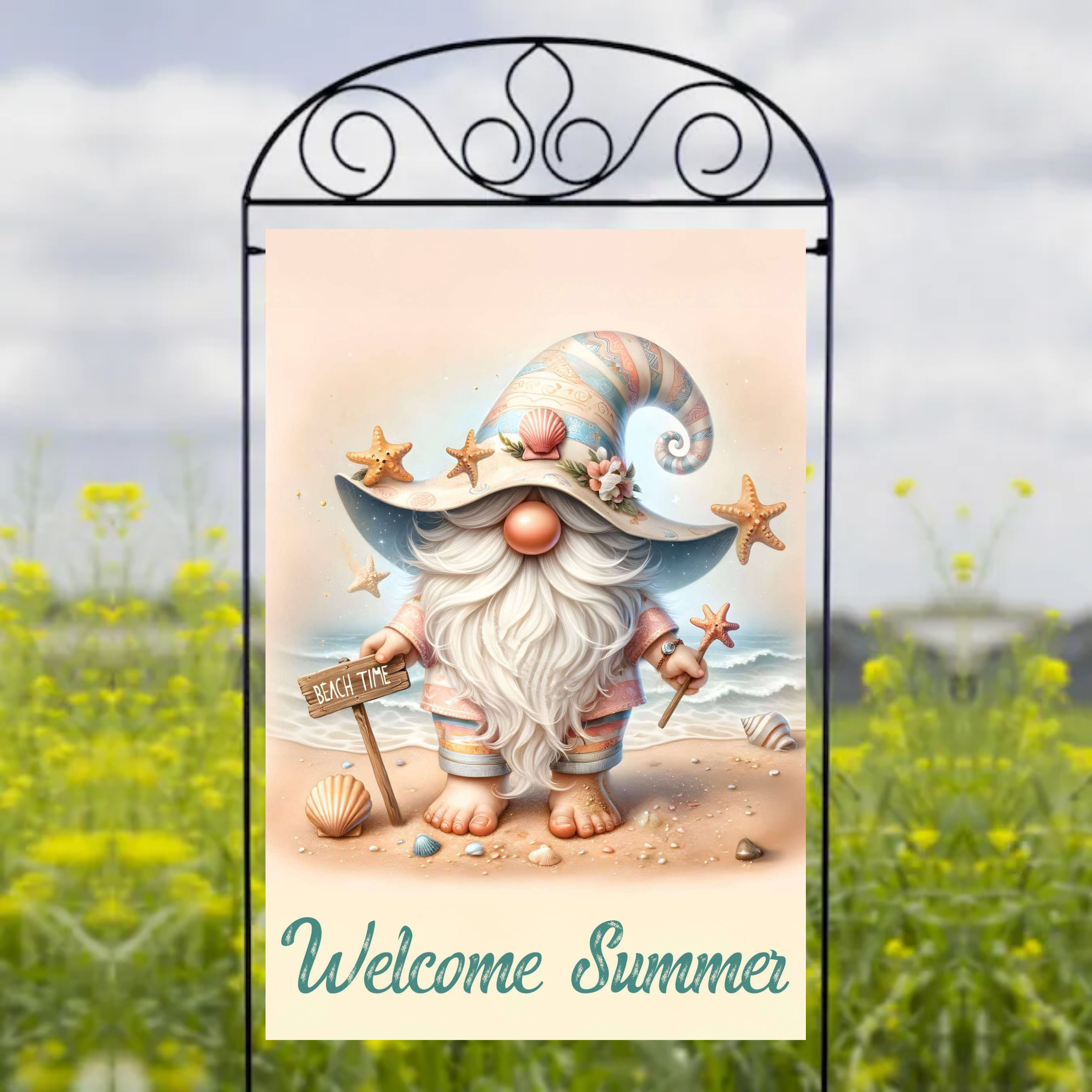 Welcome Summer - Garden Flag Sublimation Transfers