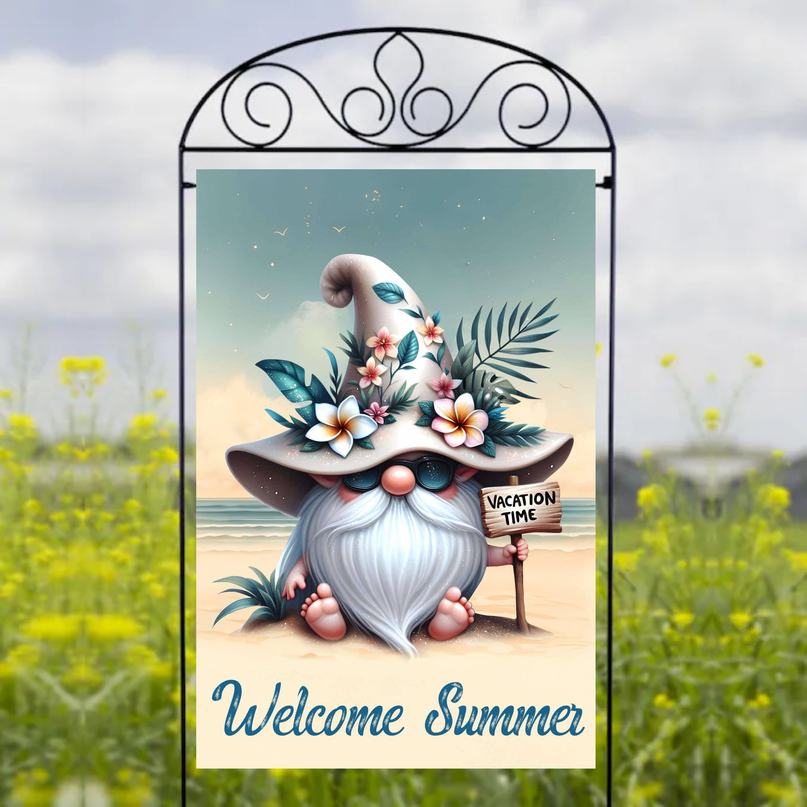 Welcome Summer - Garden Flag Sublimation Transfers