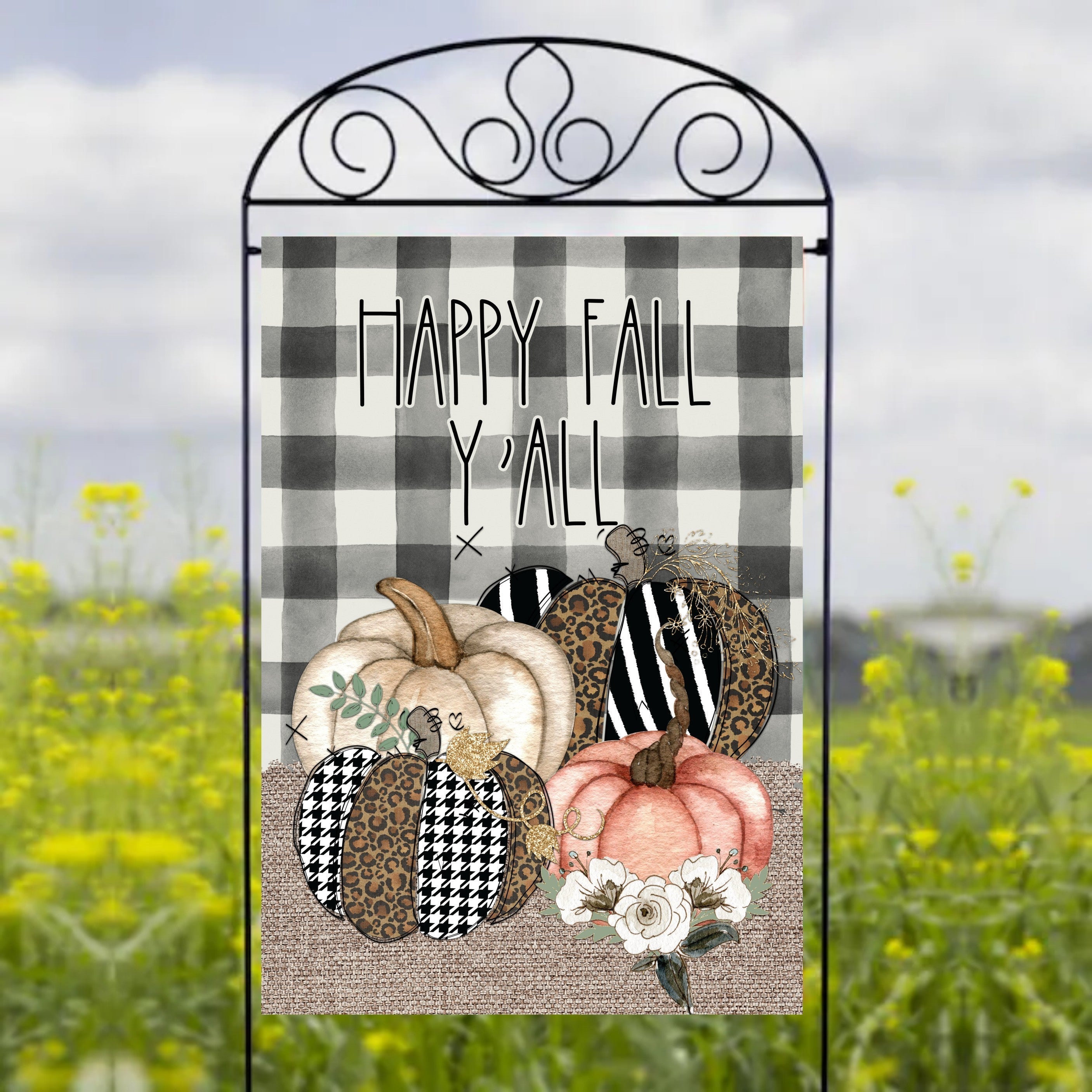 Hey Y'all - Garden Flag Sublimation Transfers