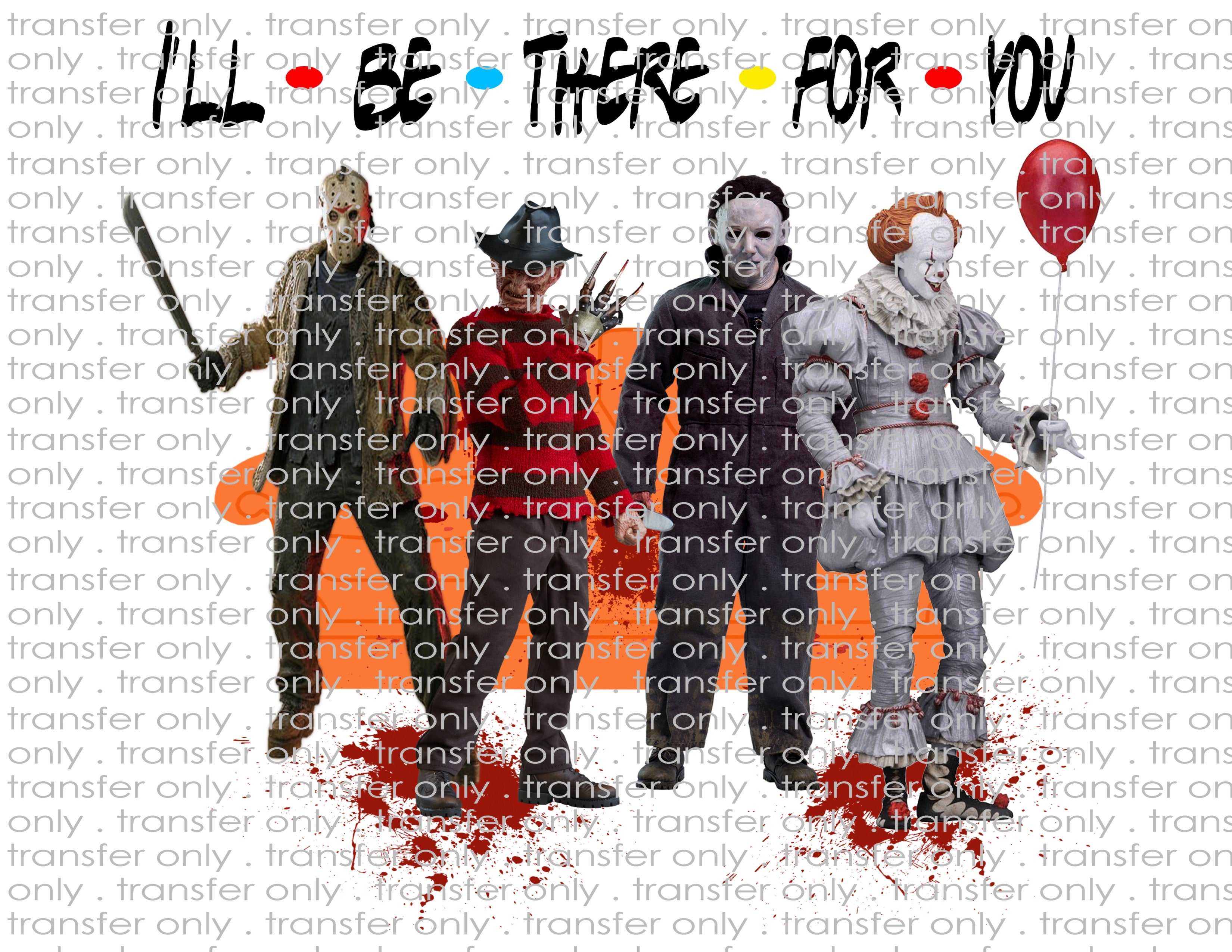 Halloween - Waterslide, Sublimation Transfers