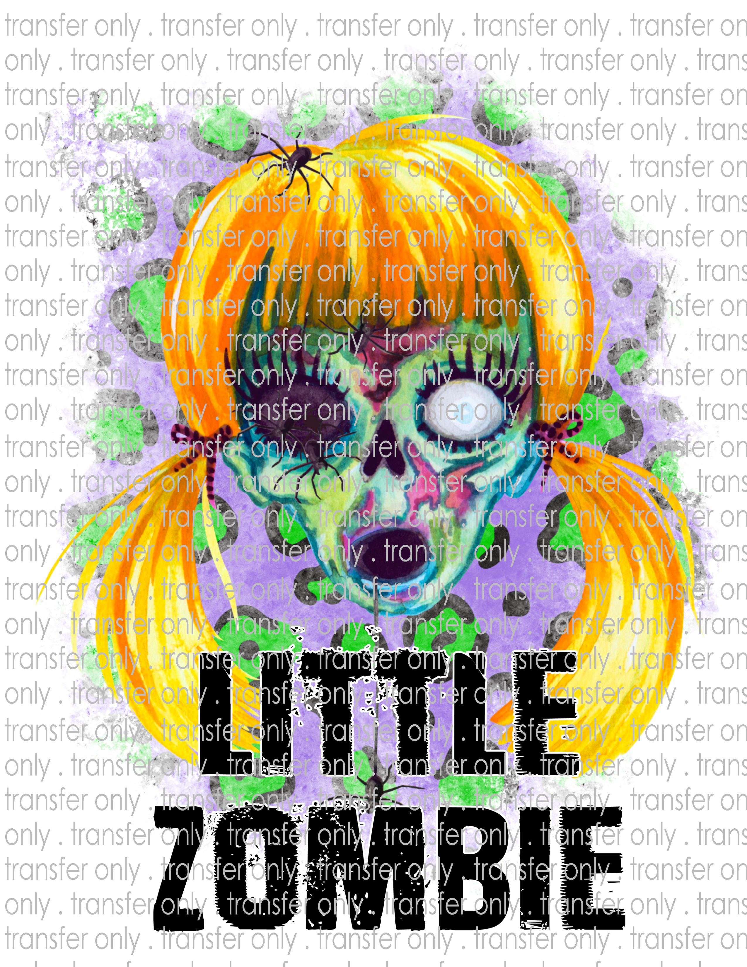 Little Zombie Girl - Waterslide, Sublimation Transfers