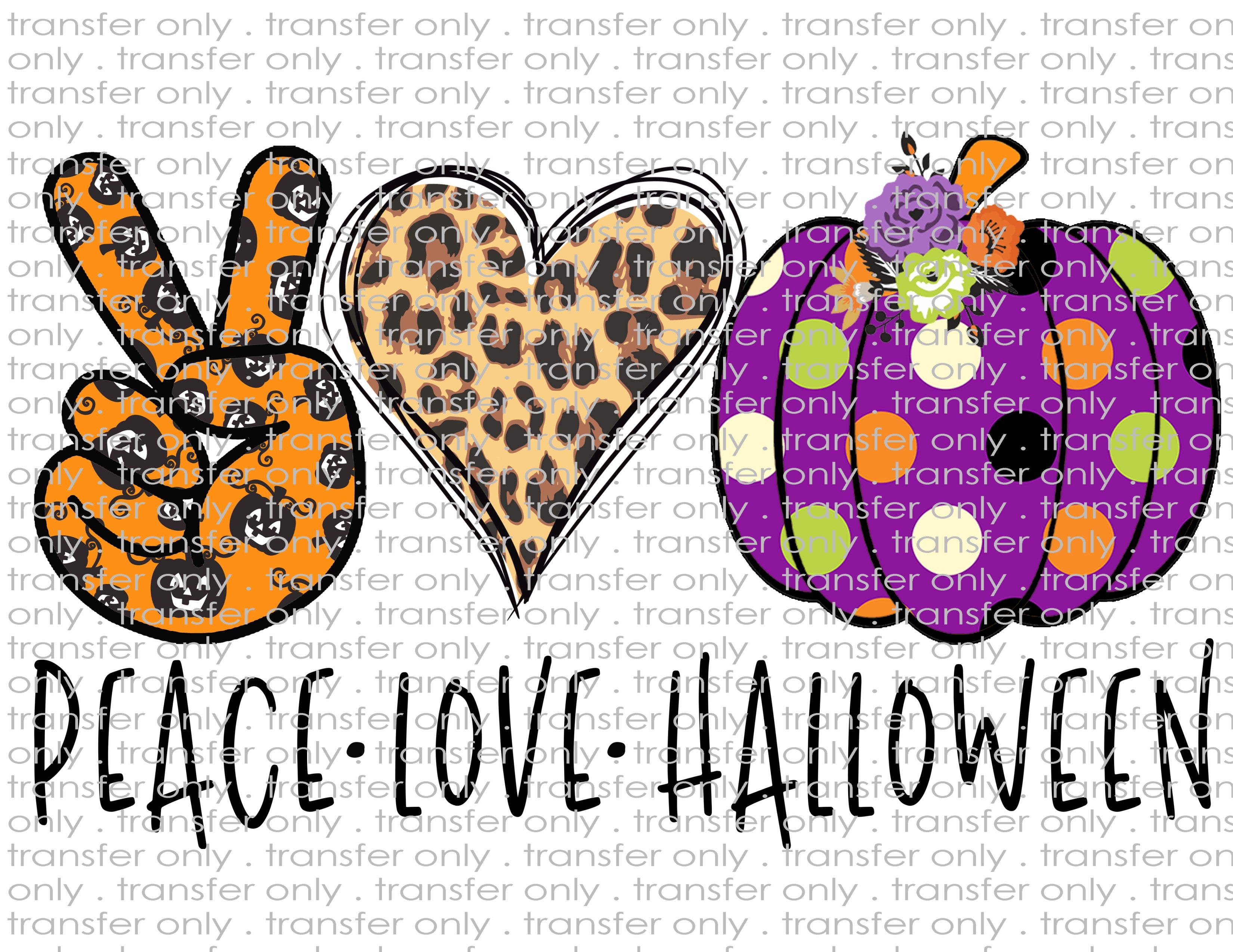 Halloween - Waterslide, Sublimation Transfers