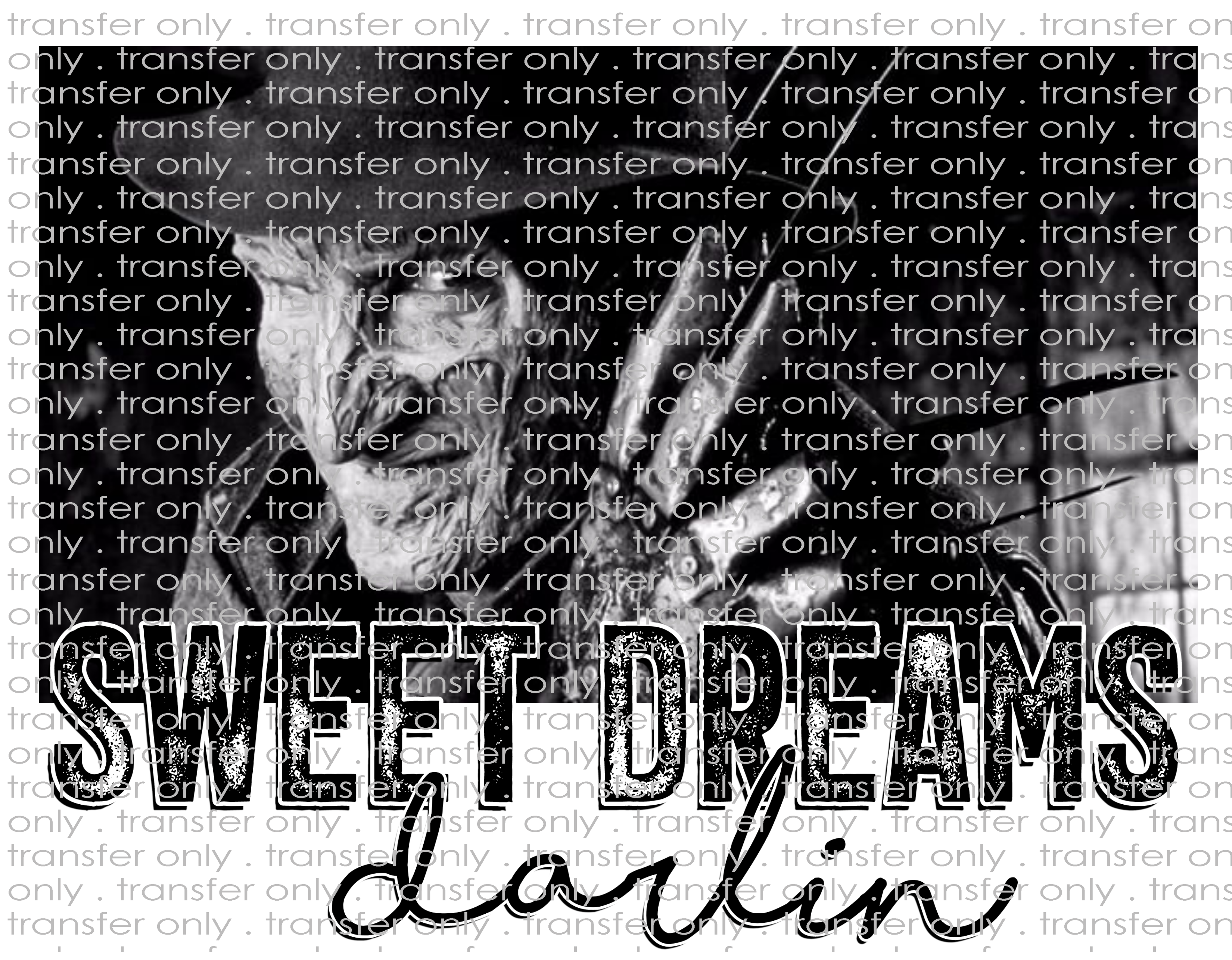 Sweet Dreams Darlin - Waterslide, Sublimation Transfers