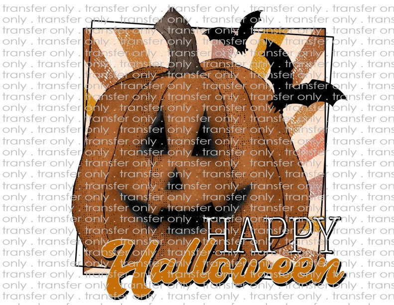 Happy Halloween - Waterslide, Sublimation Transfers