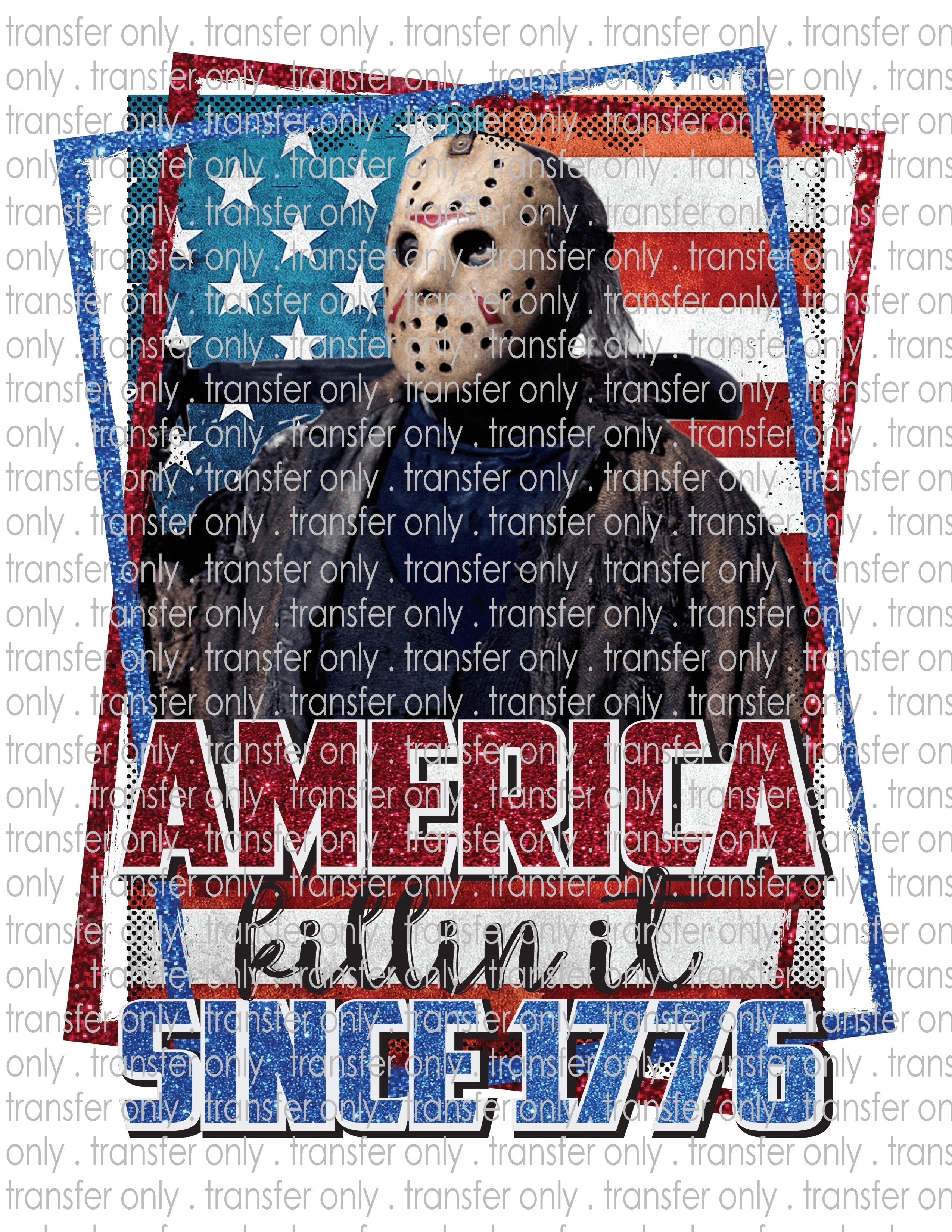 Jason Horror America - Waterslide, Sublimation Transfers