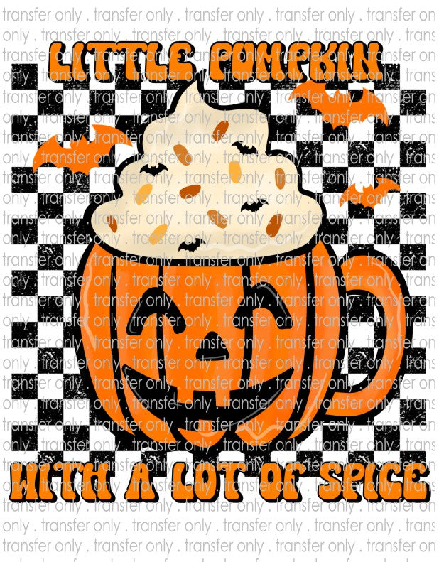 Little Pumpkin Lot of Spice - Waterslide, Sublimation Transfers