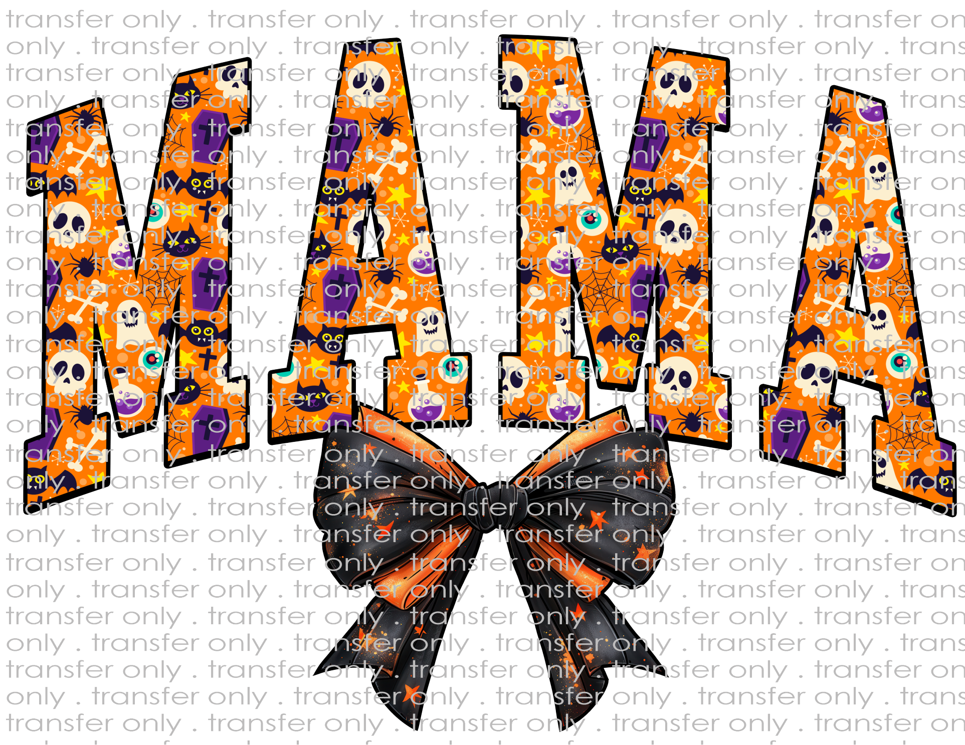 Halloween Mama - Waterslide, Sublimation Transfers