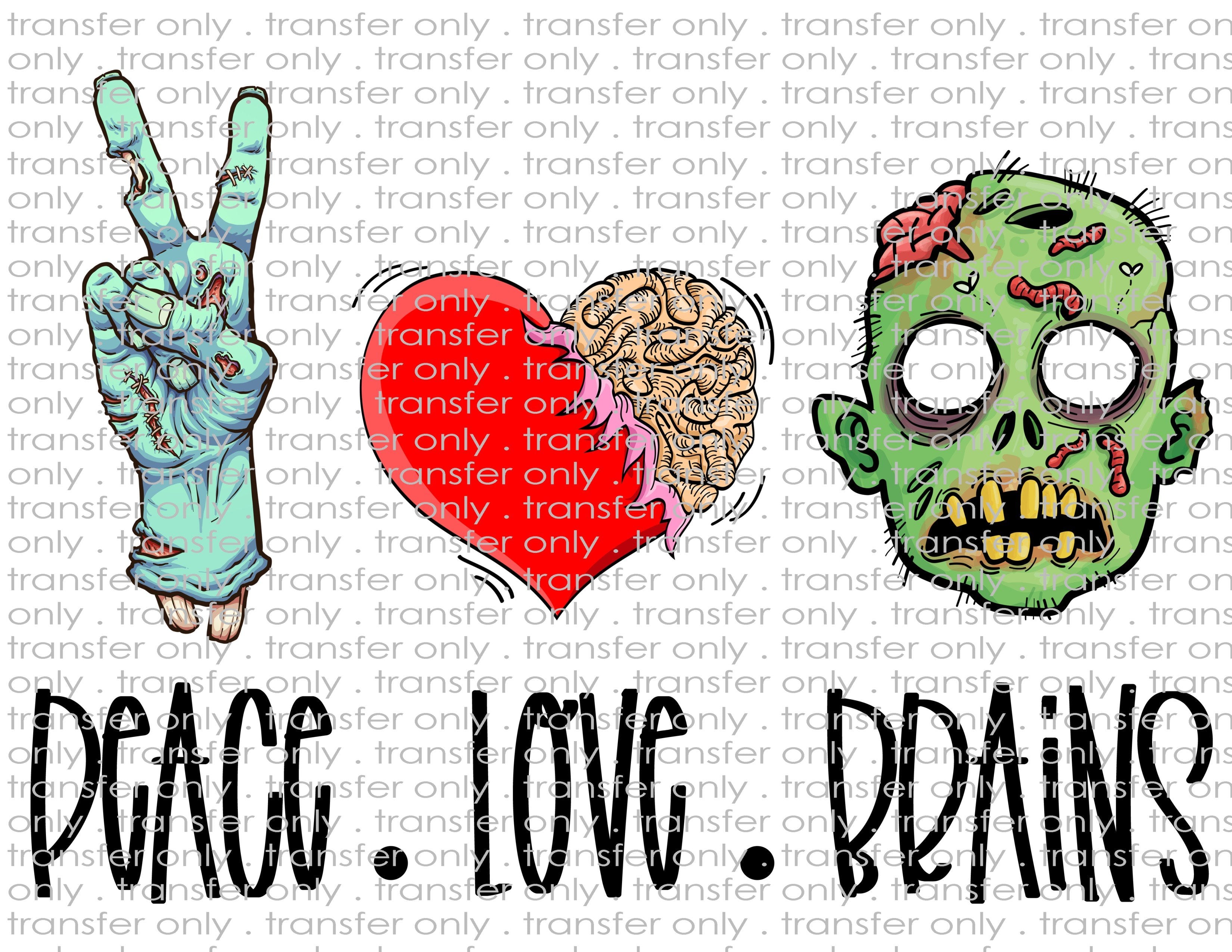 Zombie Halloween  - Waterslide, Sublimation Transfers