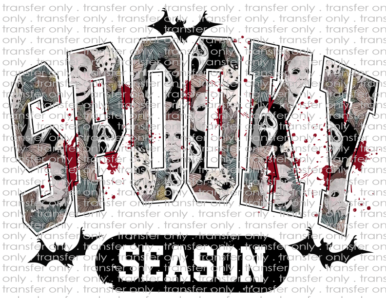 Spooky Season - Waterslide, Sublimation Transfers