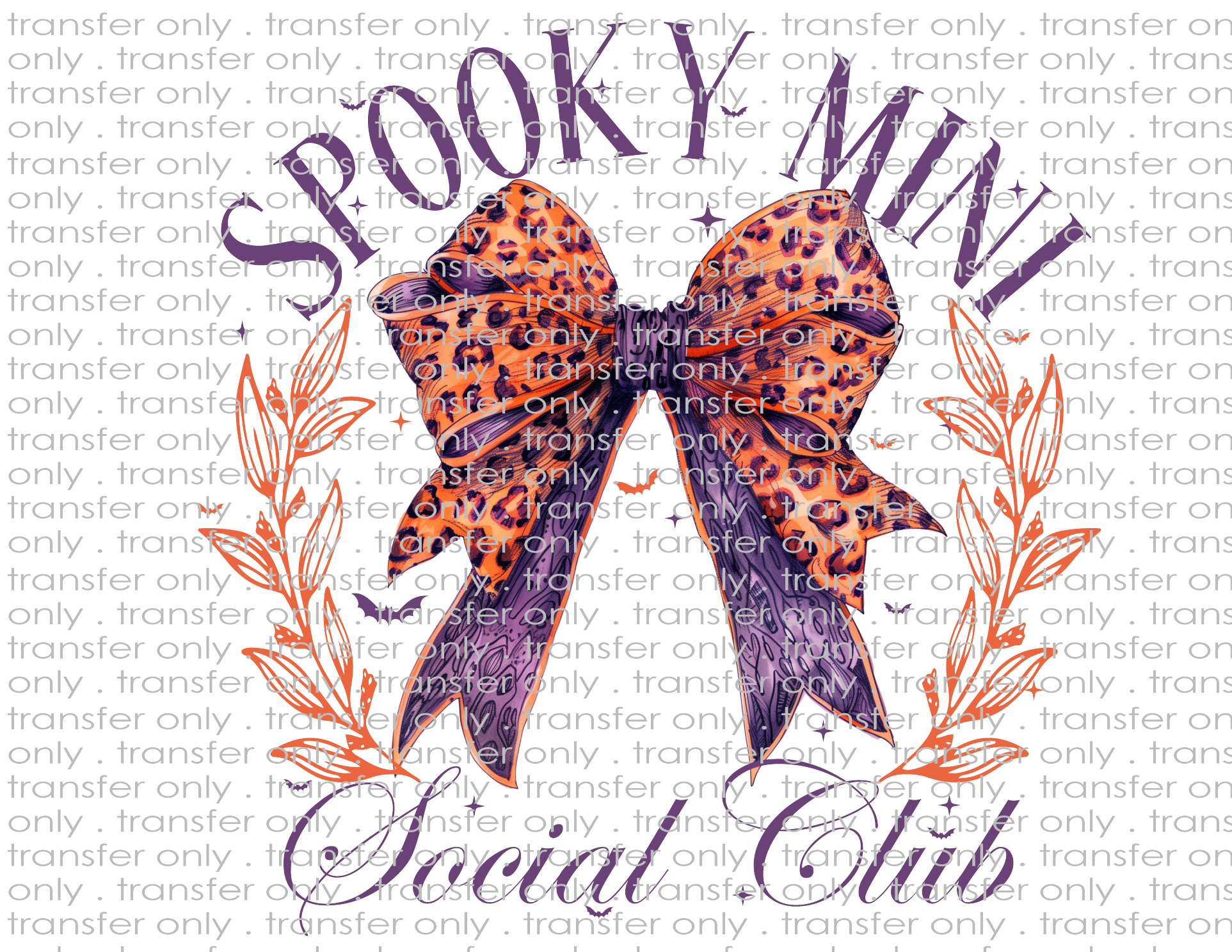 Spooky Mini - Waterslide, Sublimation Transfers