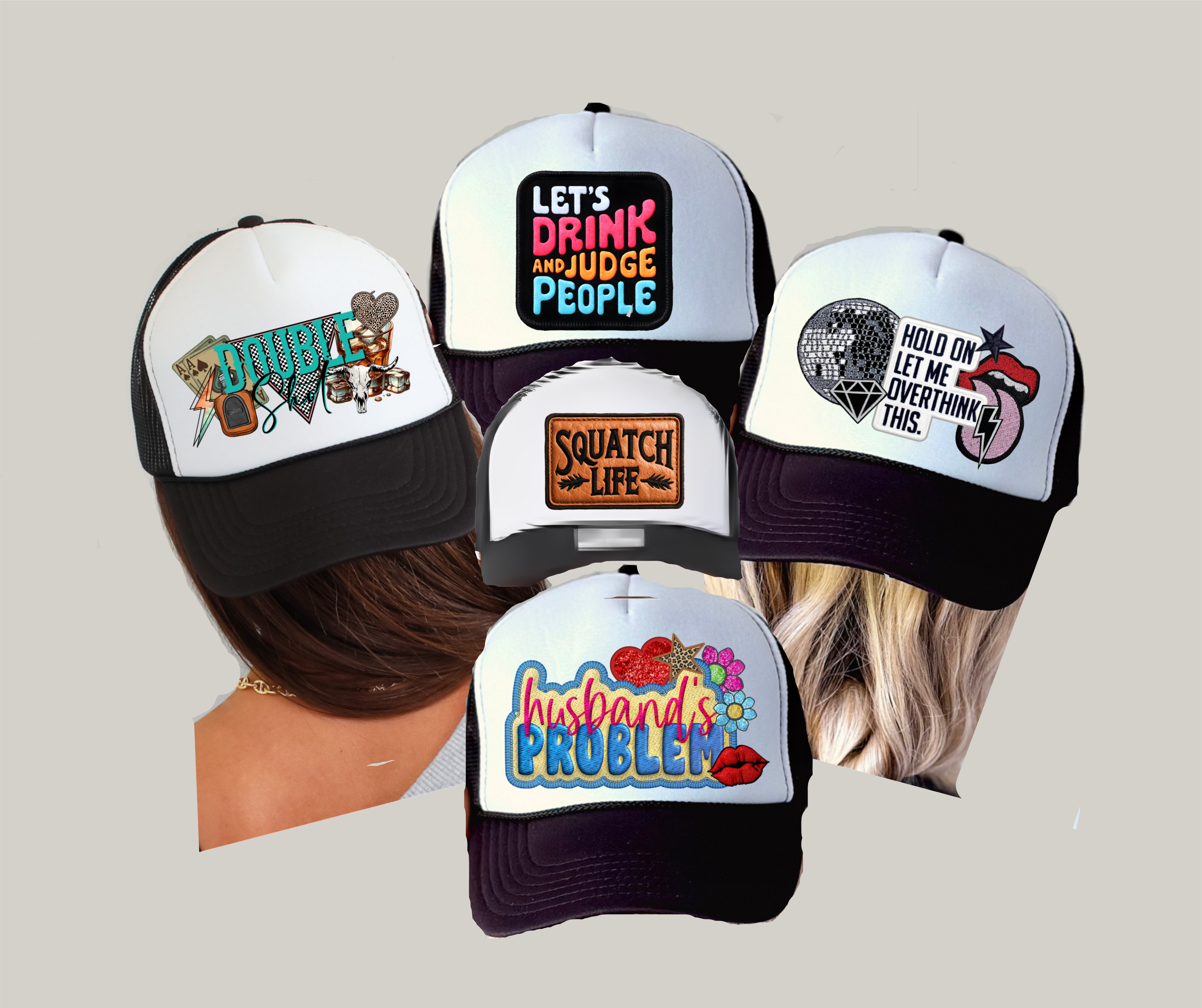 Trucker Hat Patches -  DTF (Digital) Transfer - Overstock