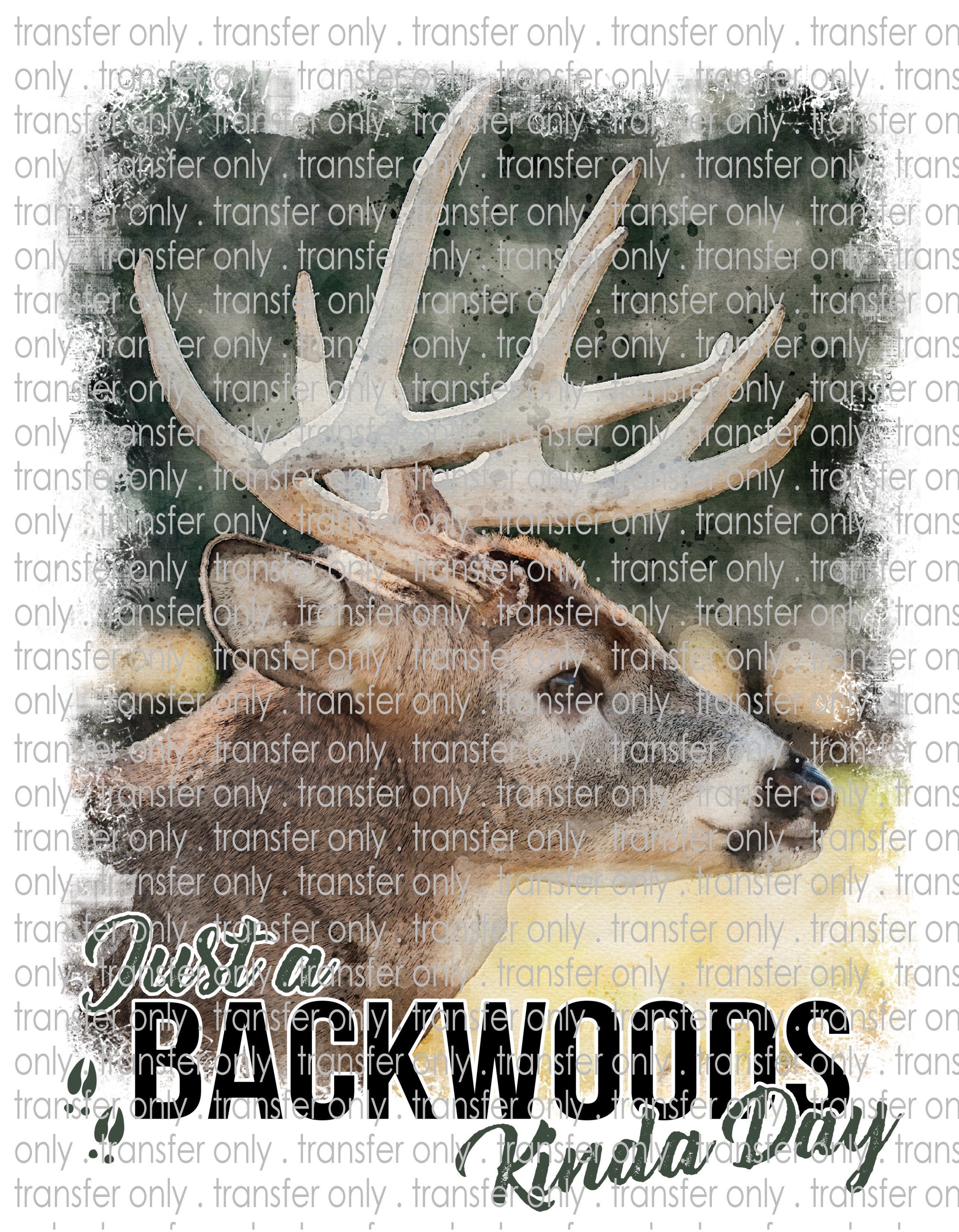 Deer Hunting - Waterslide, Sublimation Transfers