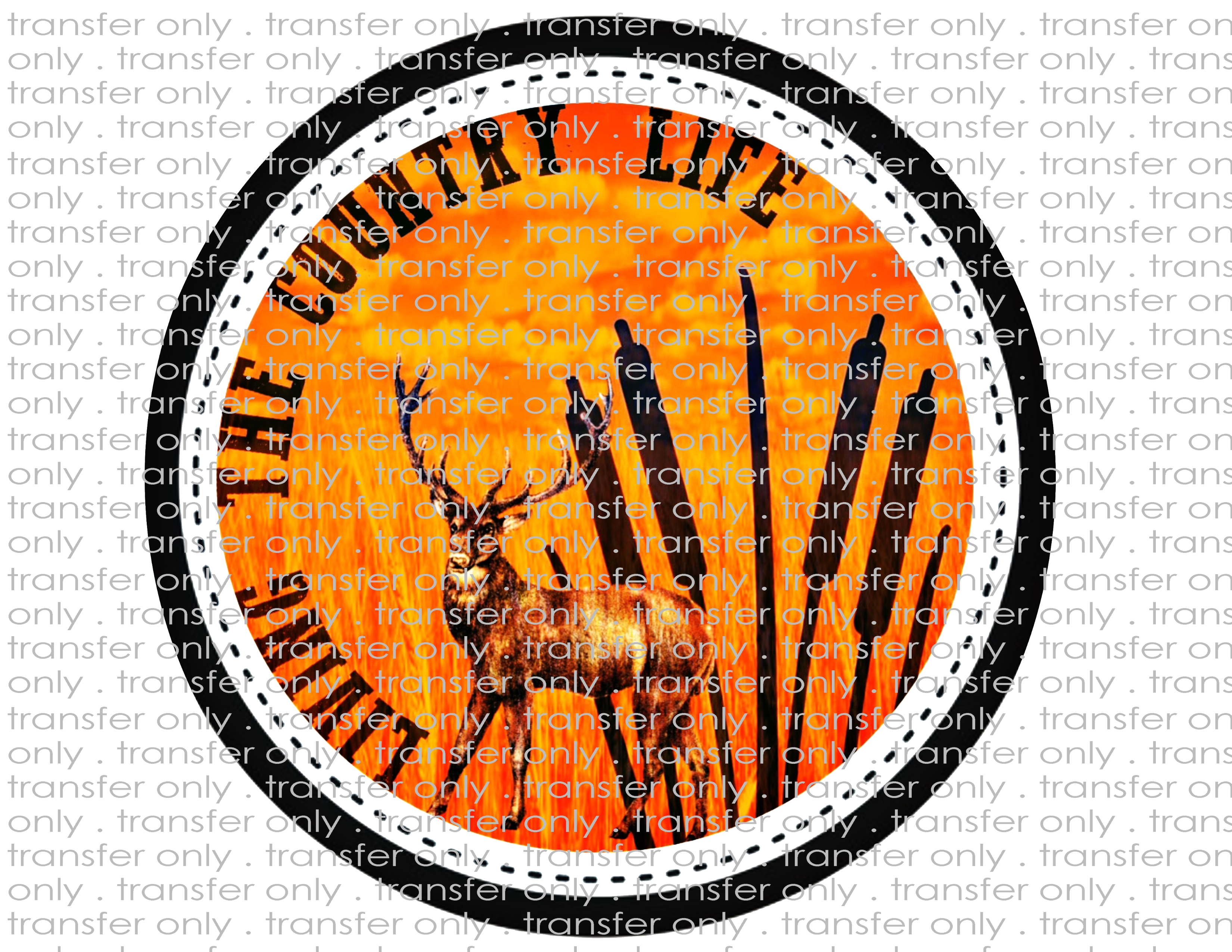 Country Life - Waterslide, Sublimation Transfers