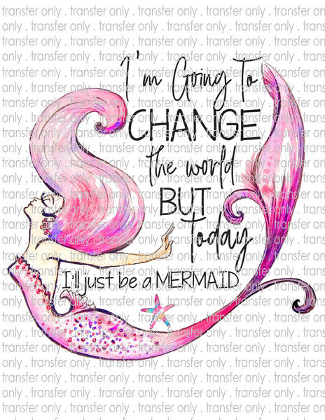 Mermaid - Waterslide, Sublimation Transfers