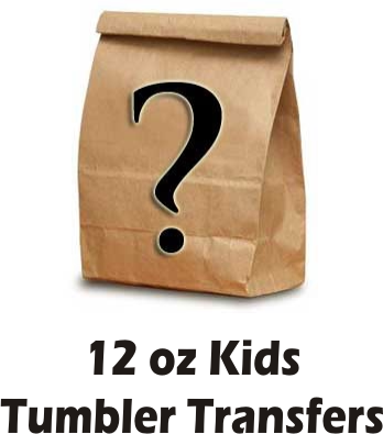 Kid's Sippy Tumbler Wrap - Sublimation - Grab Bag