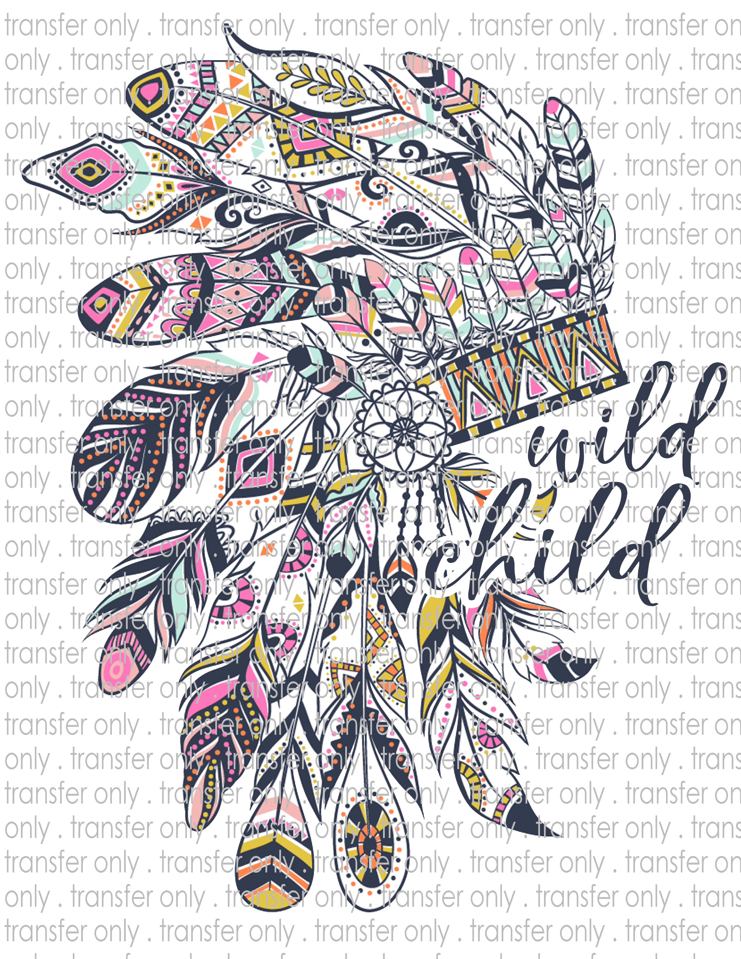 Wild Child - Waterslide, Sublimation Transfers