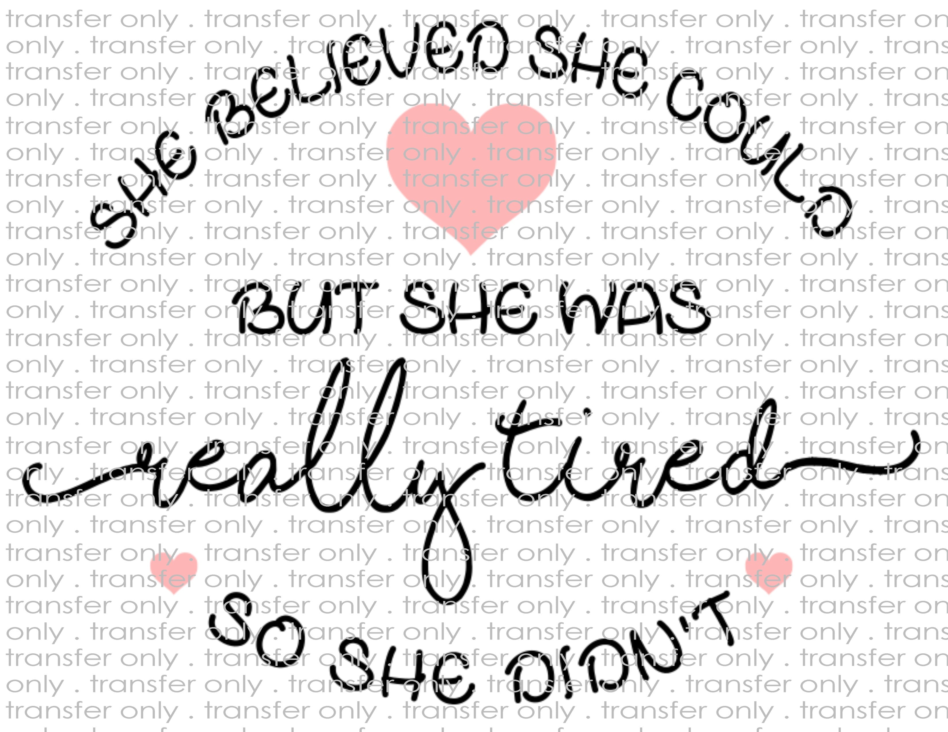 Waterslide, Sublimation Transfers - Ladies