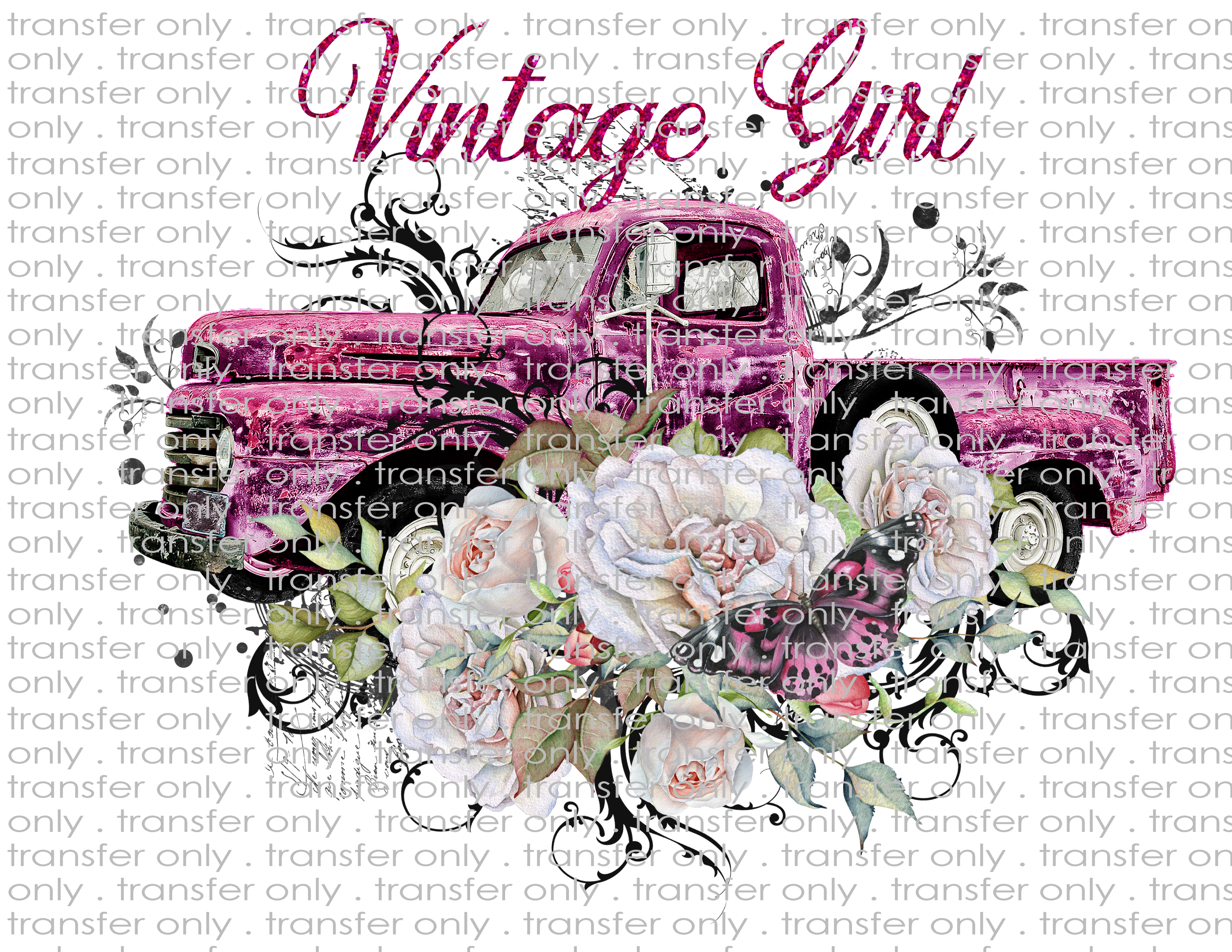 Vintage Ladies - Waterslide, Sublimation Transfers