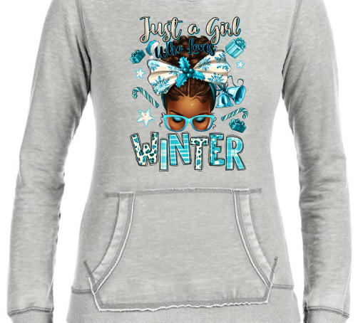 Just A Girl Who Loves Winter - DTF Transfer