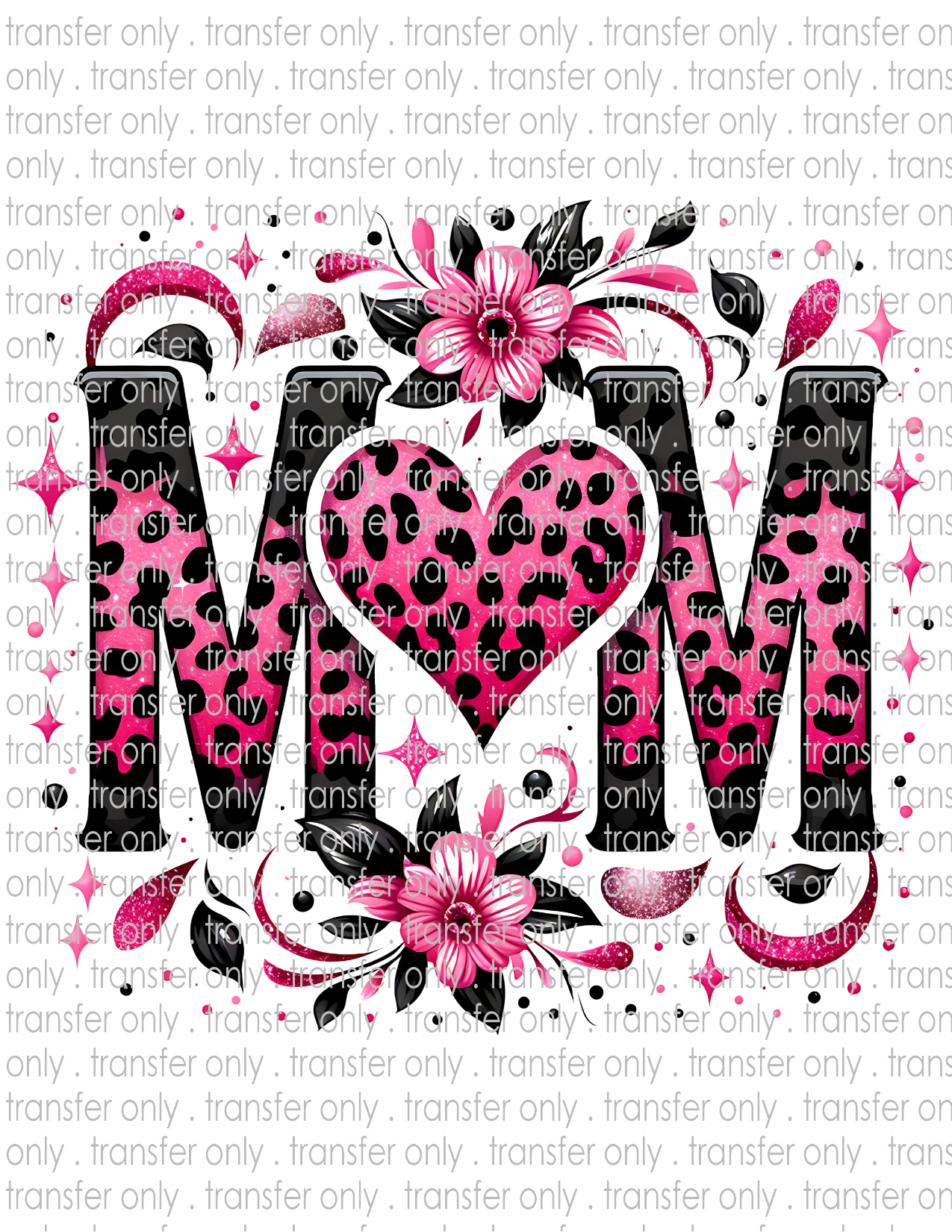 Mom - Waterslide, Sublimation Transfers