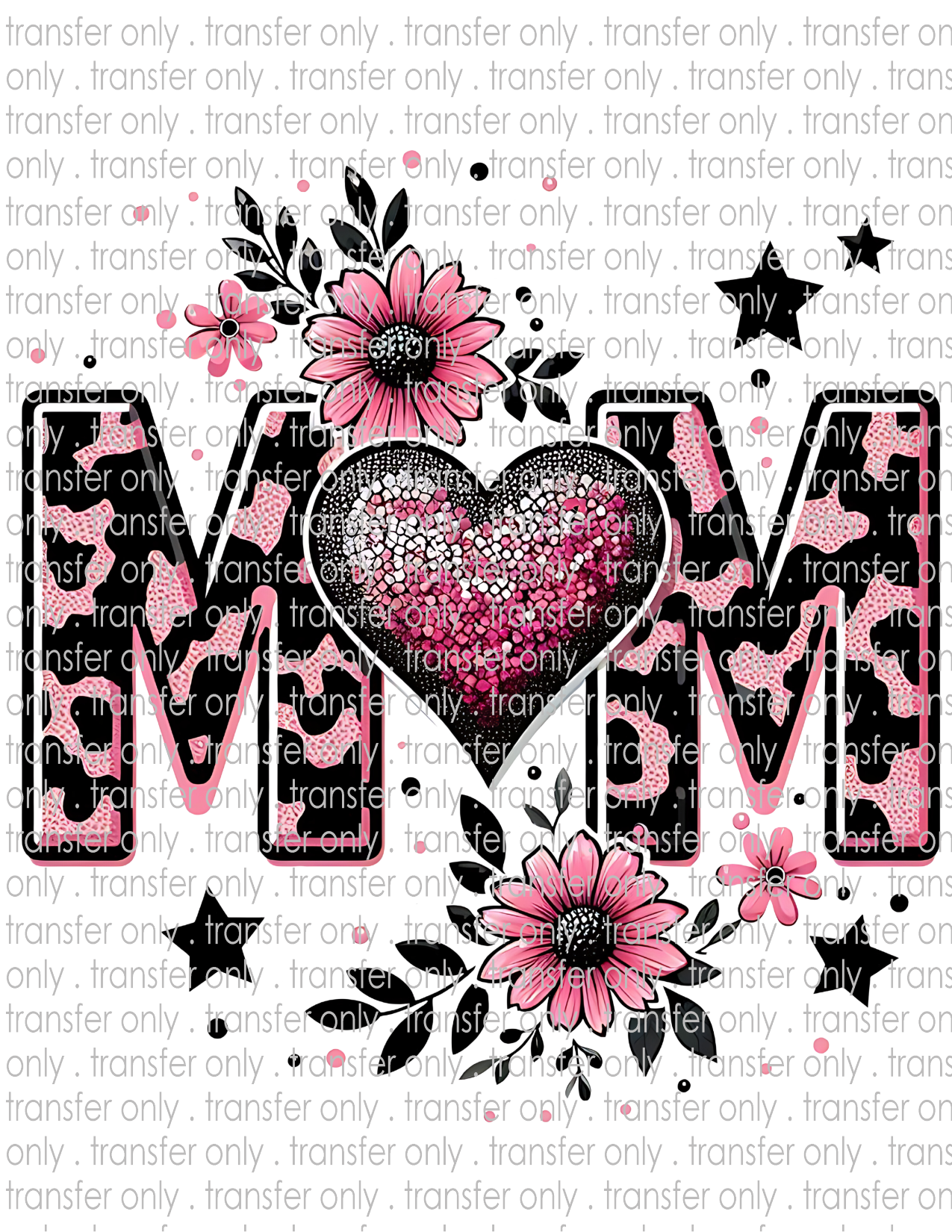 Mom - Waterslide, Sublimation Transfers