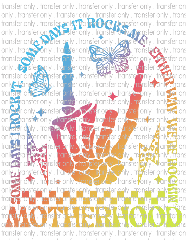 Rockin Motherhood - Waterslide, Sublimation Transfers