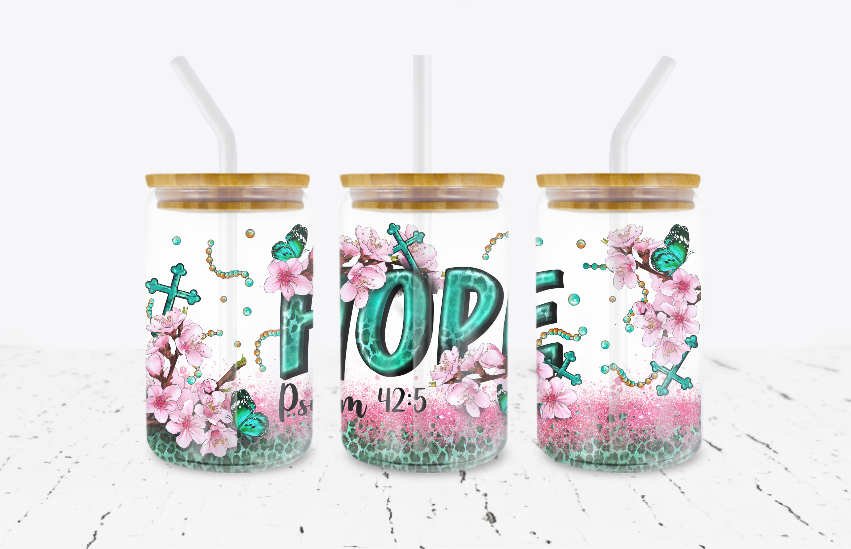 Hope, Psalms -  UV DTF Transfer Wraps