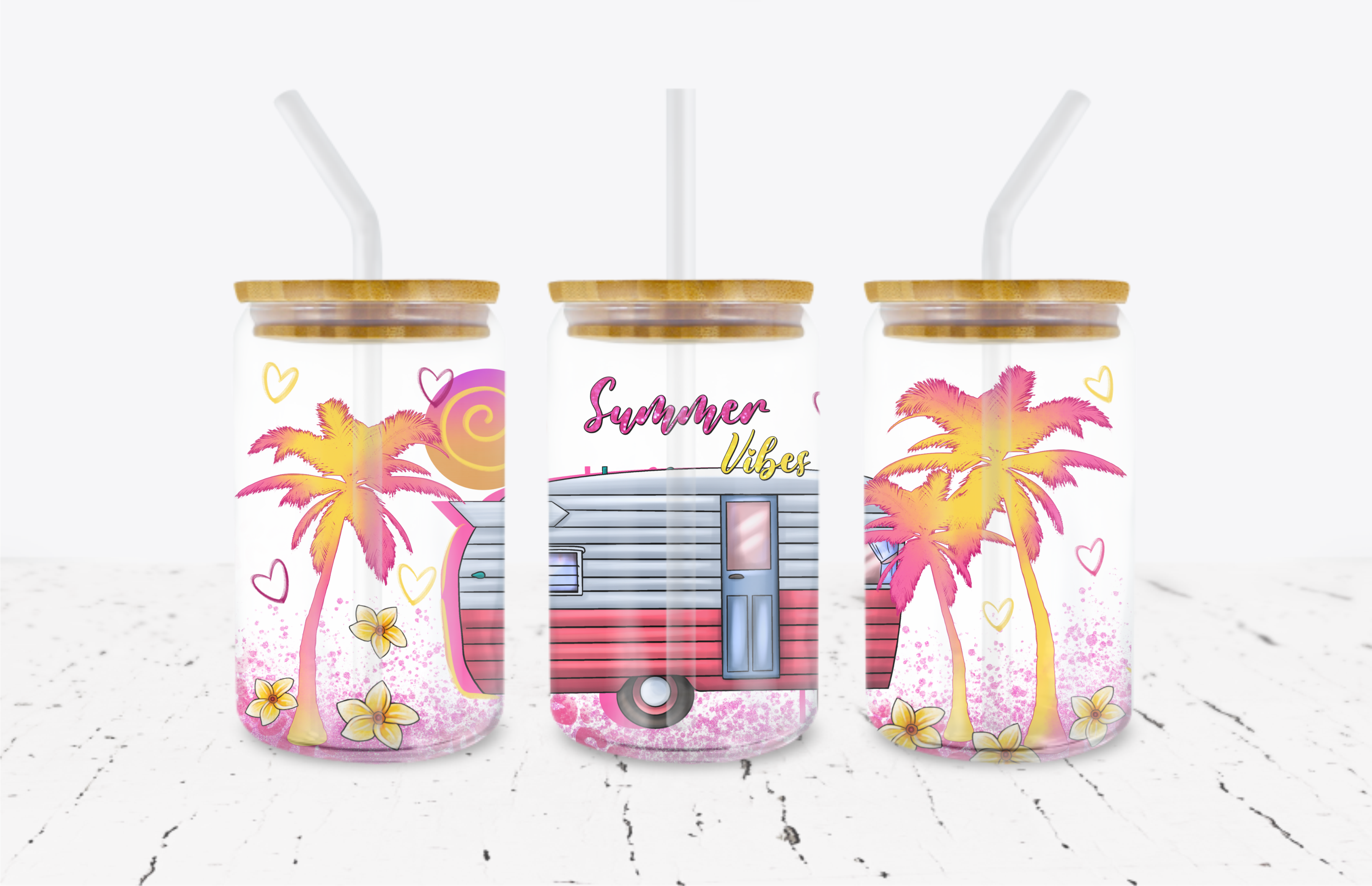 Summer -  UV DTF Transfer Wraps