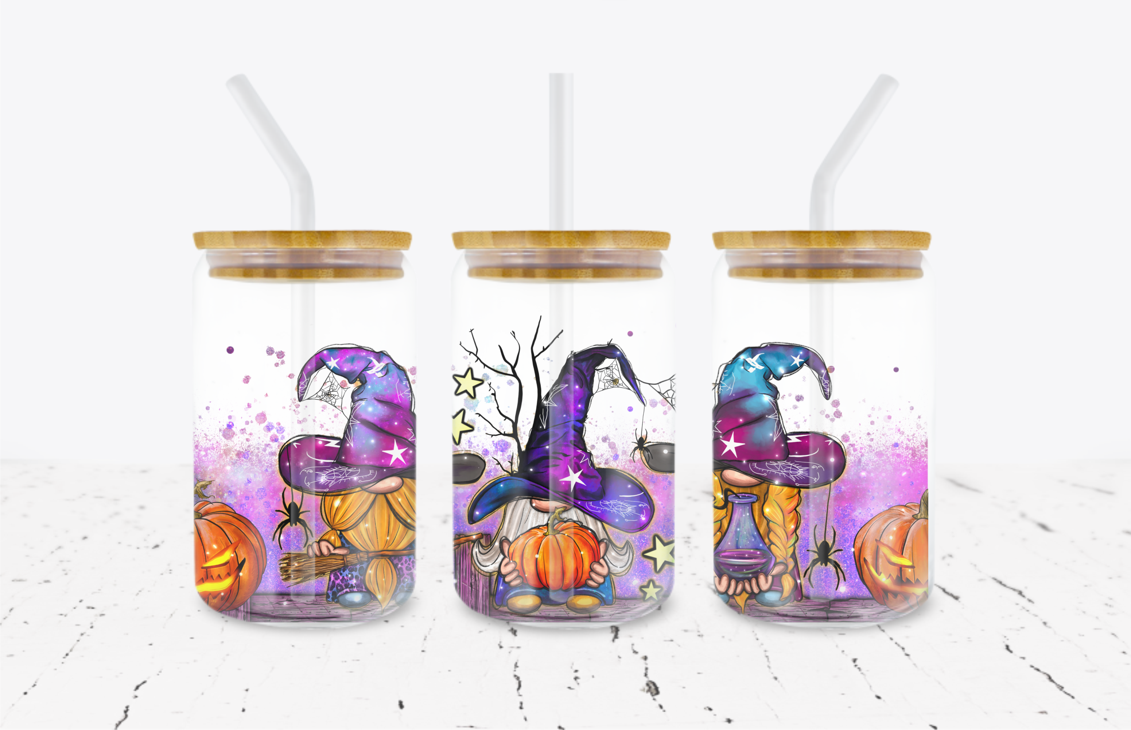 Halloween Gnomes -  UV DTF Transfer Wraps