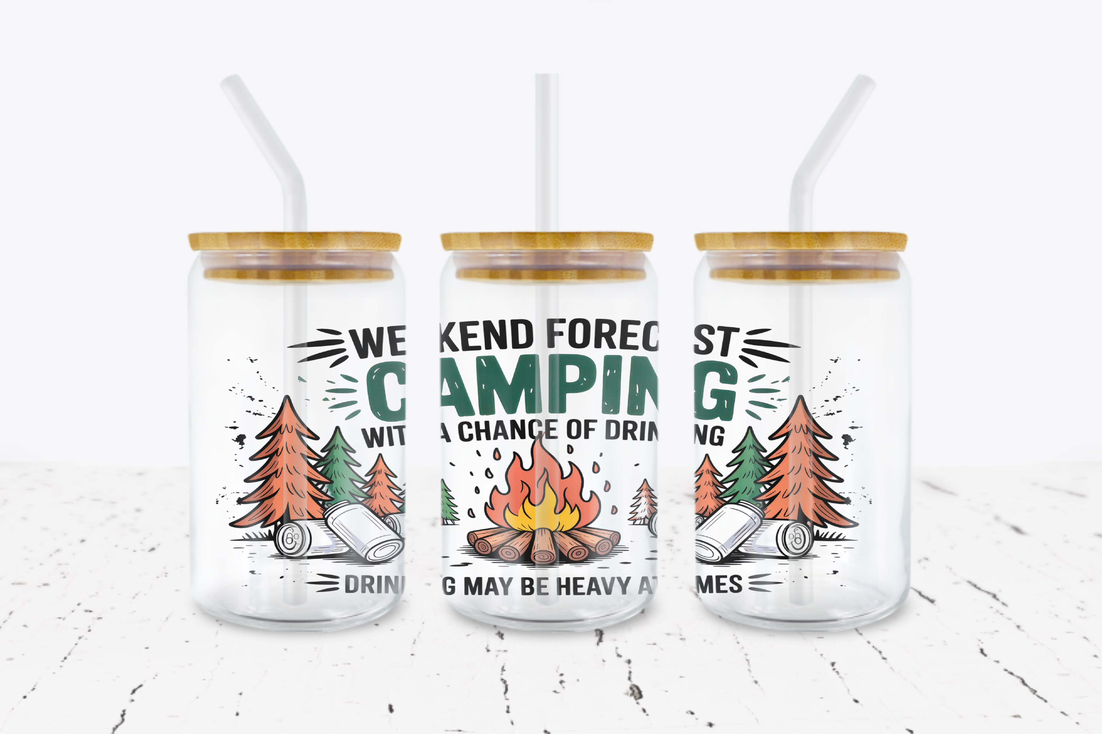 Weekend Forecast -  UV DTF Transfer Wraps