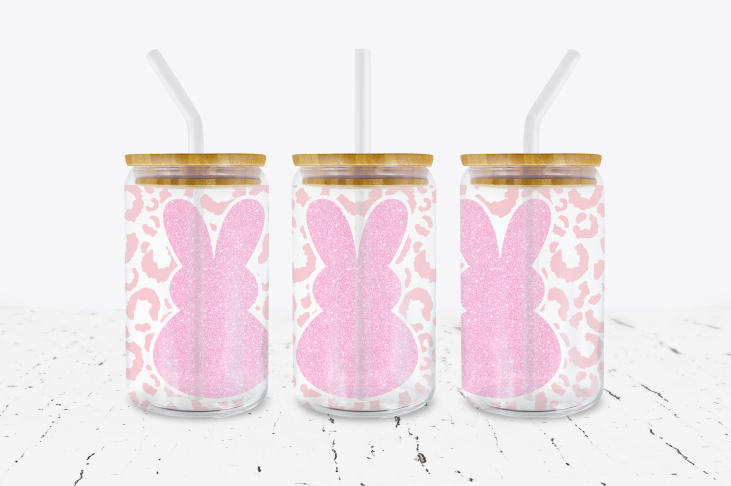 Easter Peeps - 16 oz Libbey Glass Can Wrap