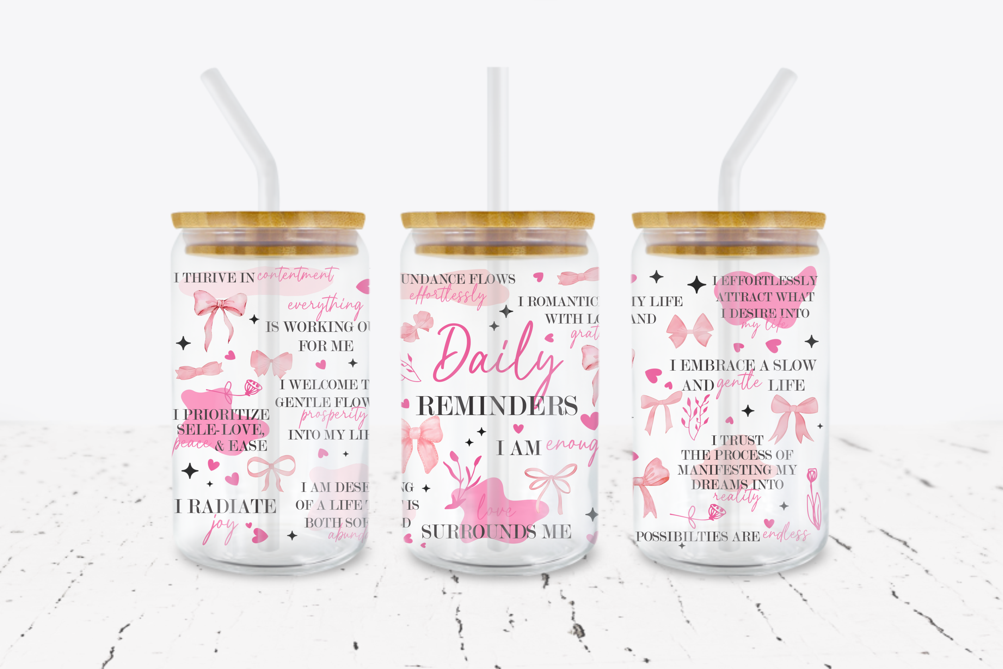 Daily Reminders -  UV DTF Transfer Wraps