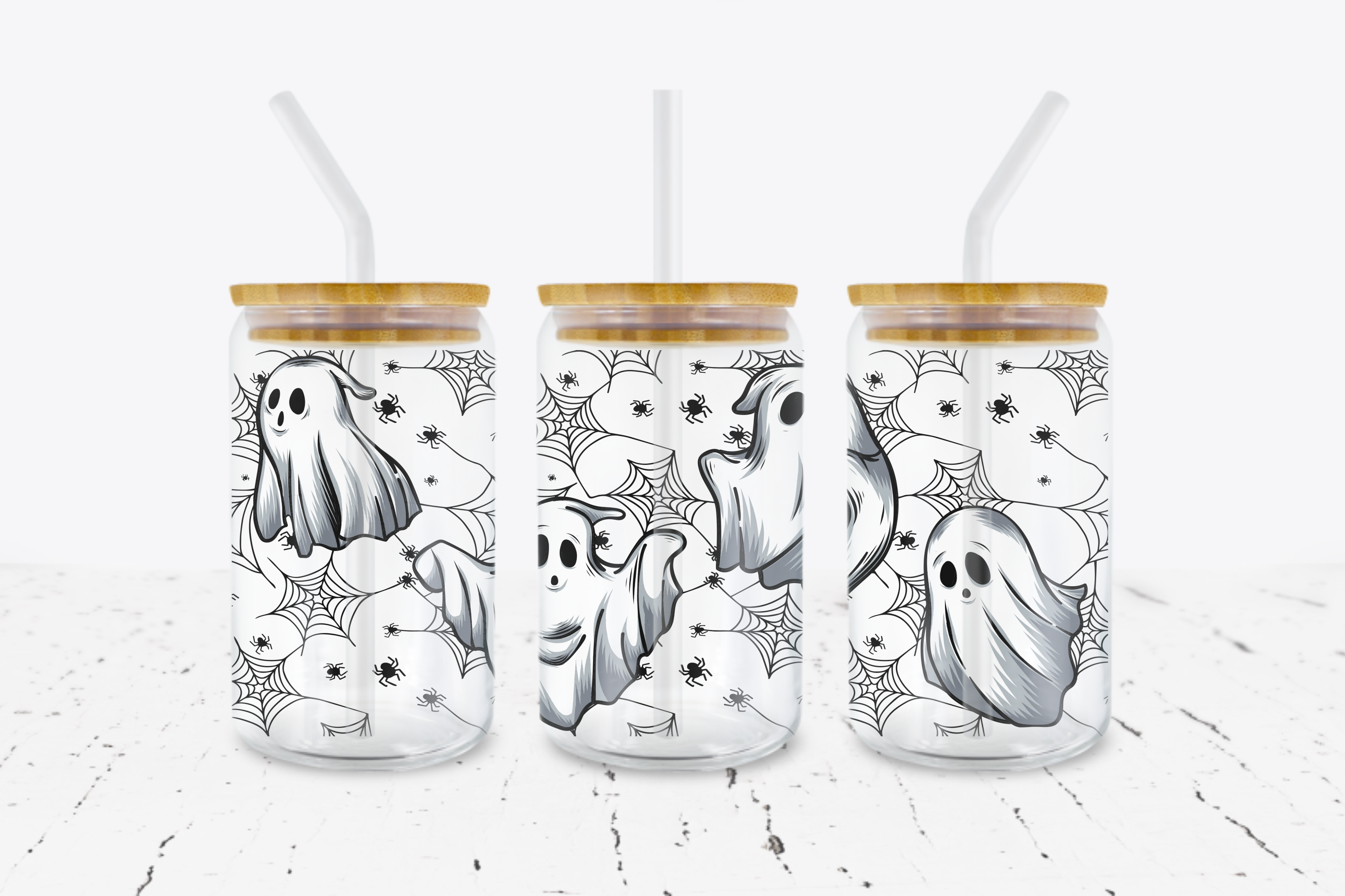 Ghosts & Webs -  UV DTF Transfer Wraps