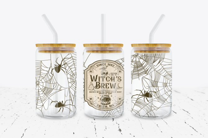 Witches Brew - 16 oz Libbey Glass Can Wrap